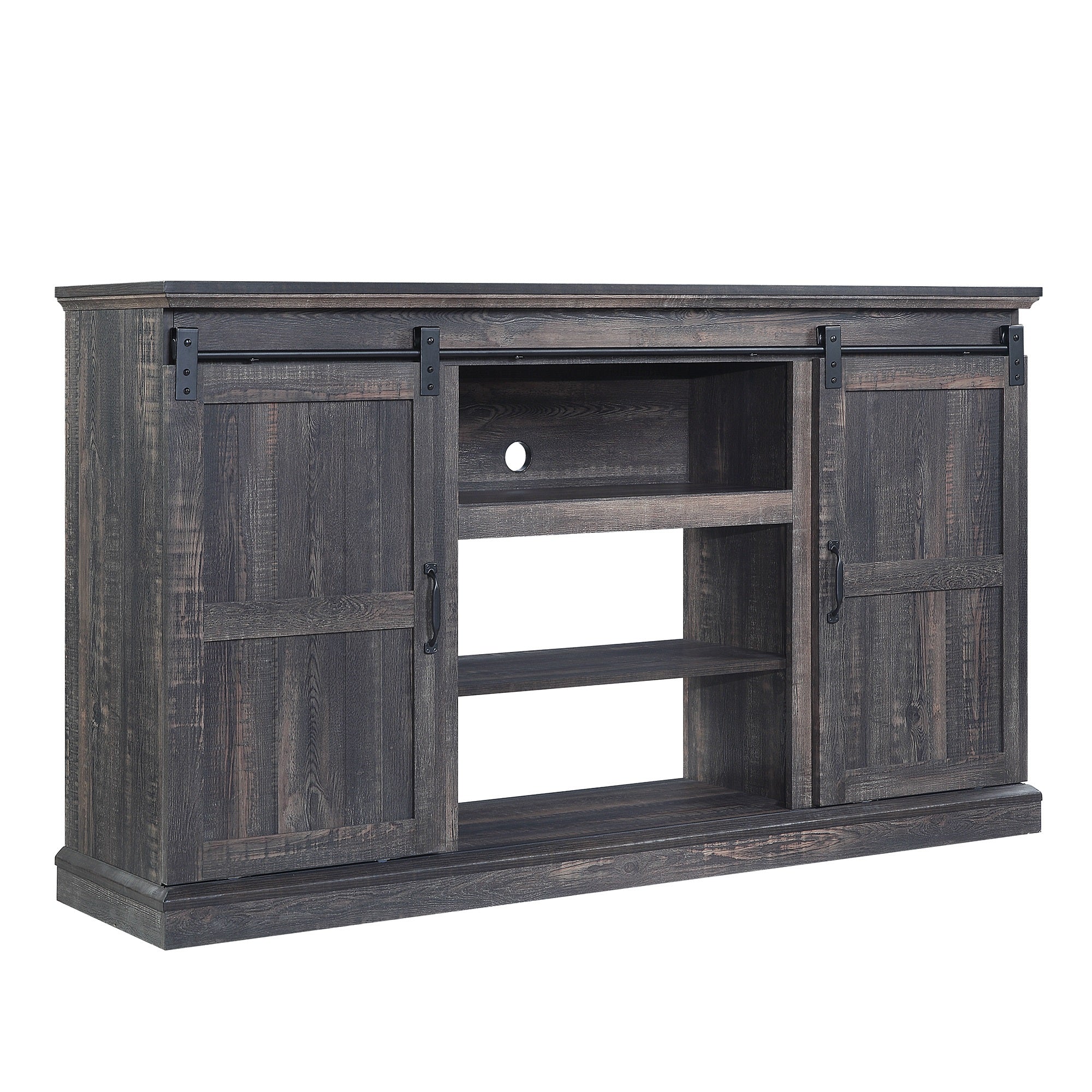 Myrtle 60" TV Stand in Heavy Brown - Image 5