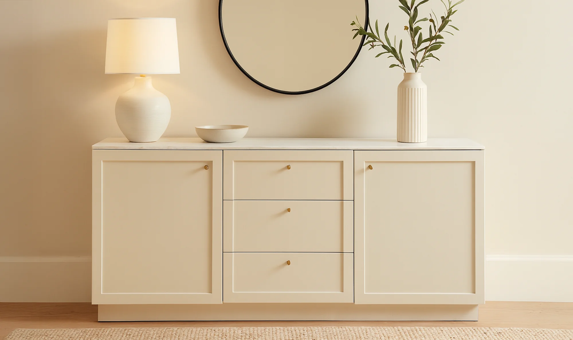 Nadine Sideboard Cream - Image 4