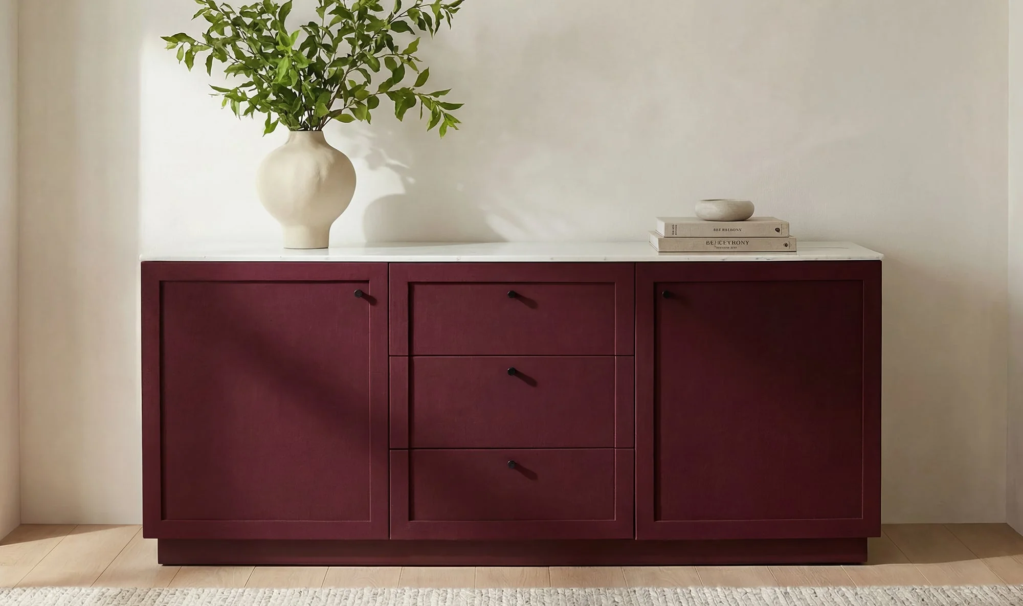 Nadine Sideboard Deep Burgundy - Image 5