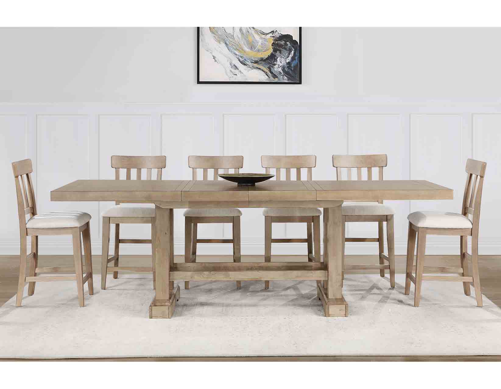 Napa Weathered Sand Counter Height Dining Set - Image 22