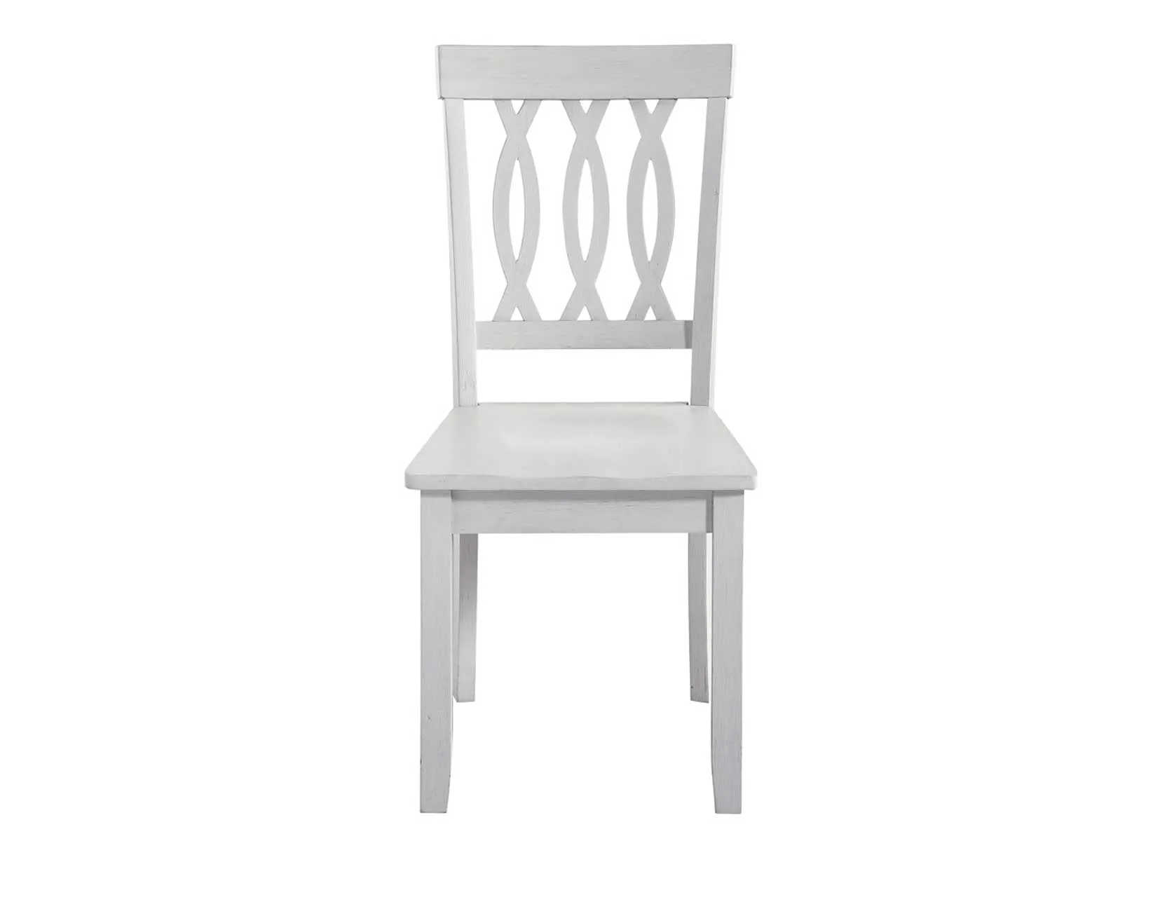 Naples Antique White Drop-Leaf Dining Room Set - Image 11
