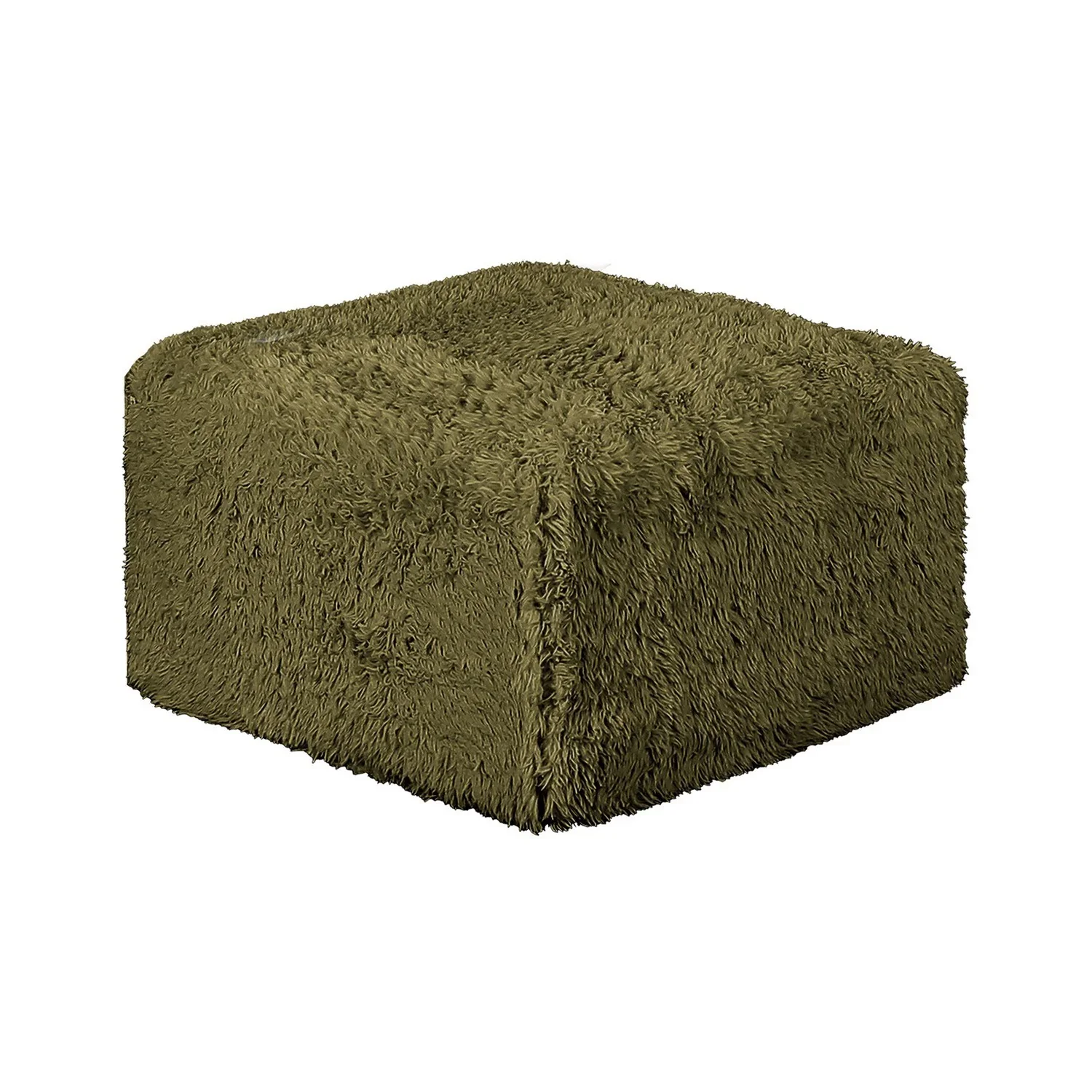 Nappi Olive Green Compressed Foam Sectional w/ Ottoman - Image 4