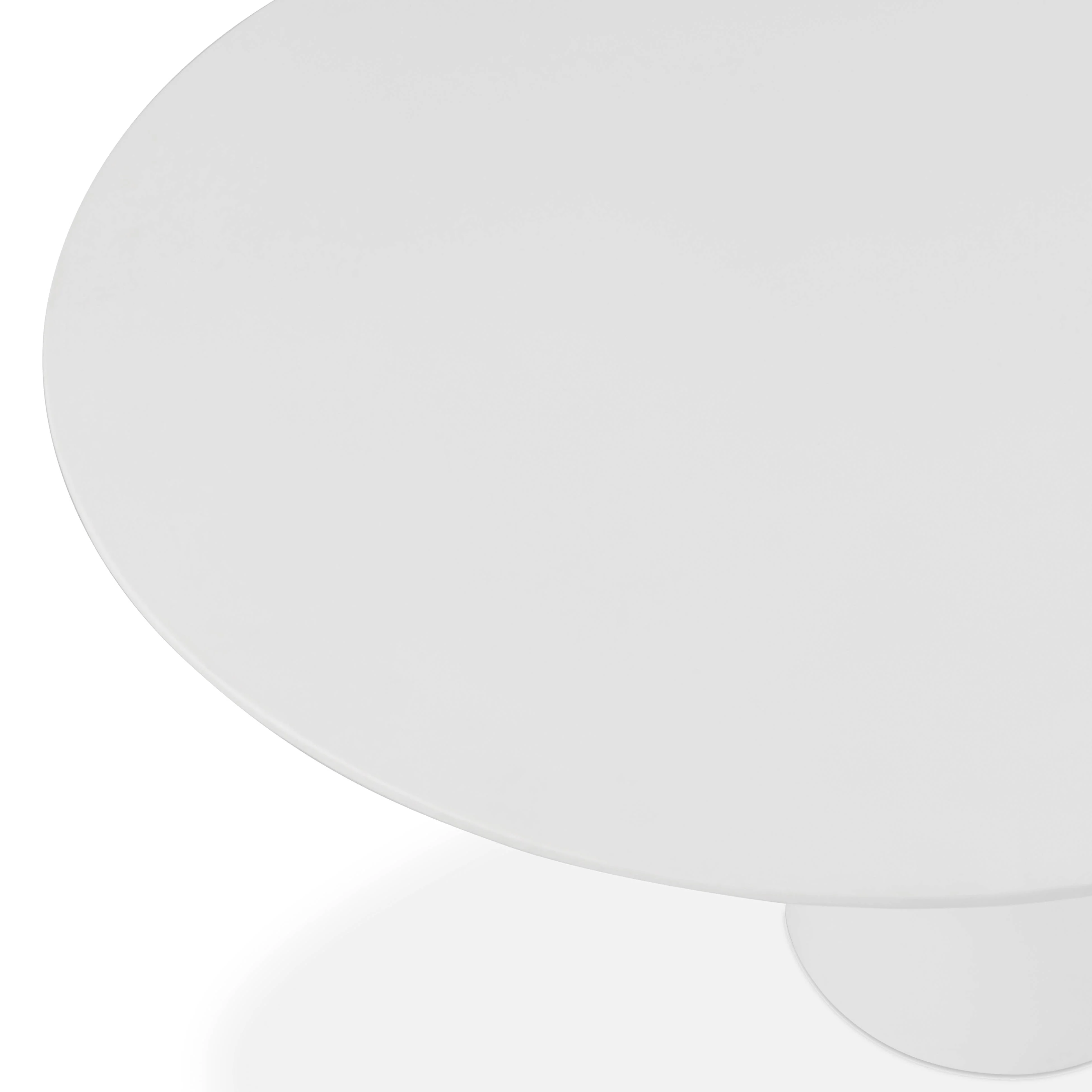 Nara 84" Pure White Indoor/Outdoor Concrete Dining Table - Image 7