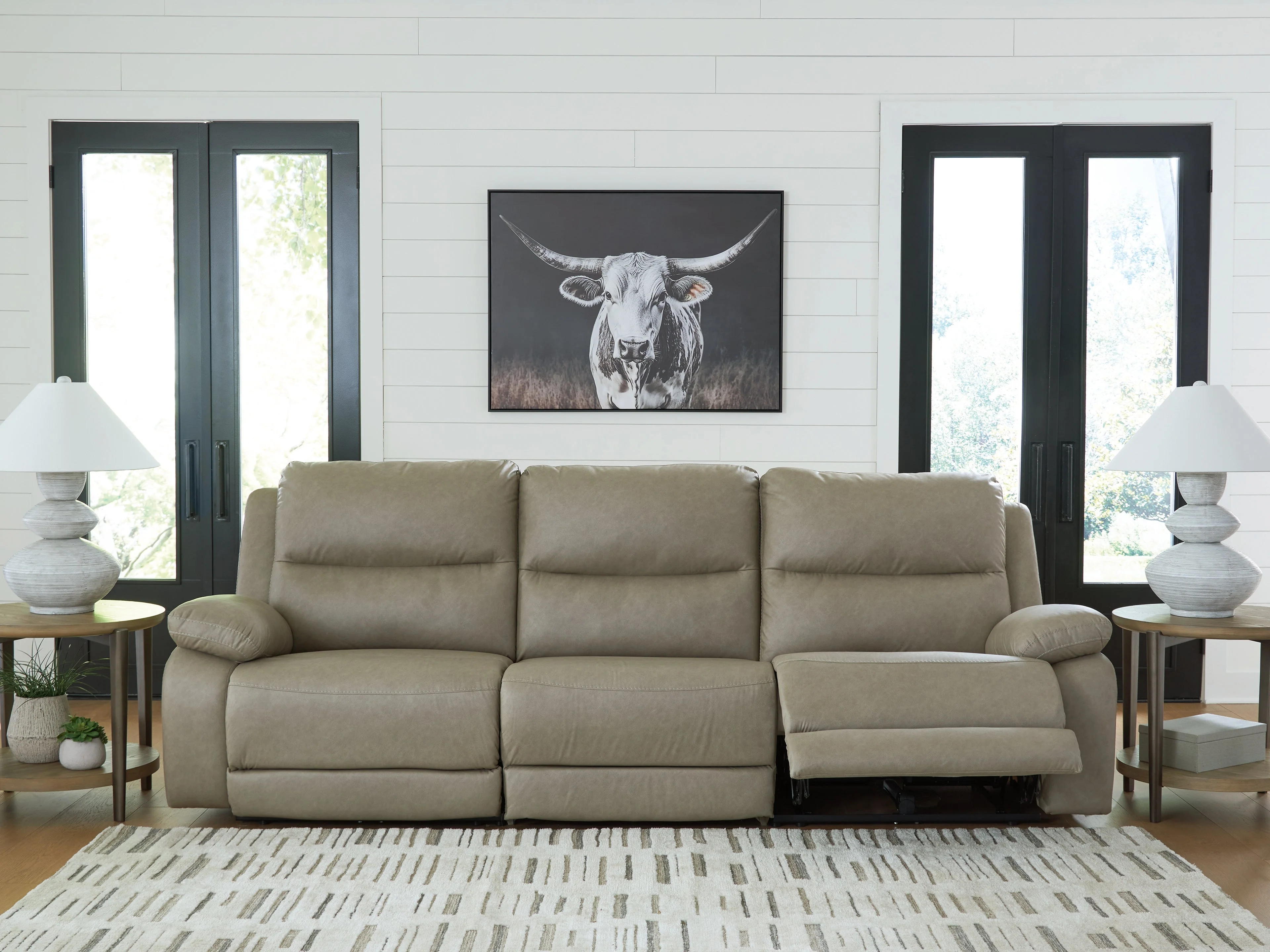 Narwhal Place Pebble 3-Piece Power Reclining Sofa - Image 3