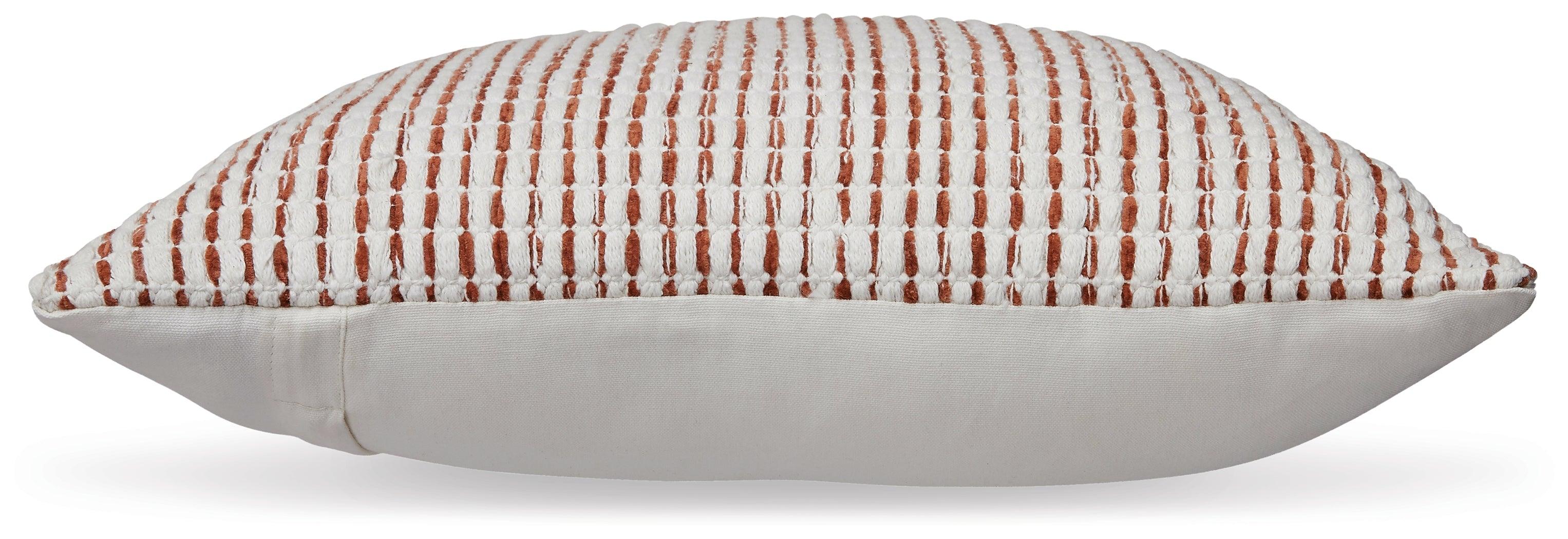 Nashlin White/Rust Pillow (Set of 4) - Image 3