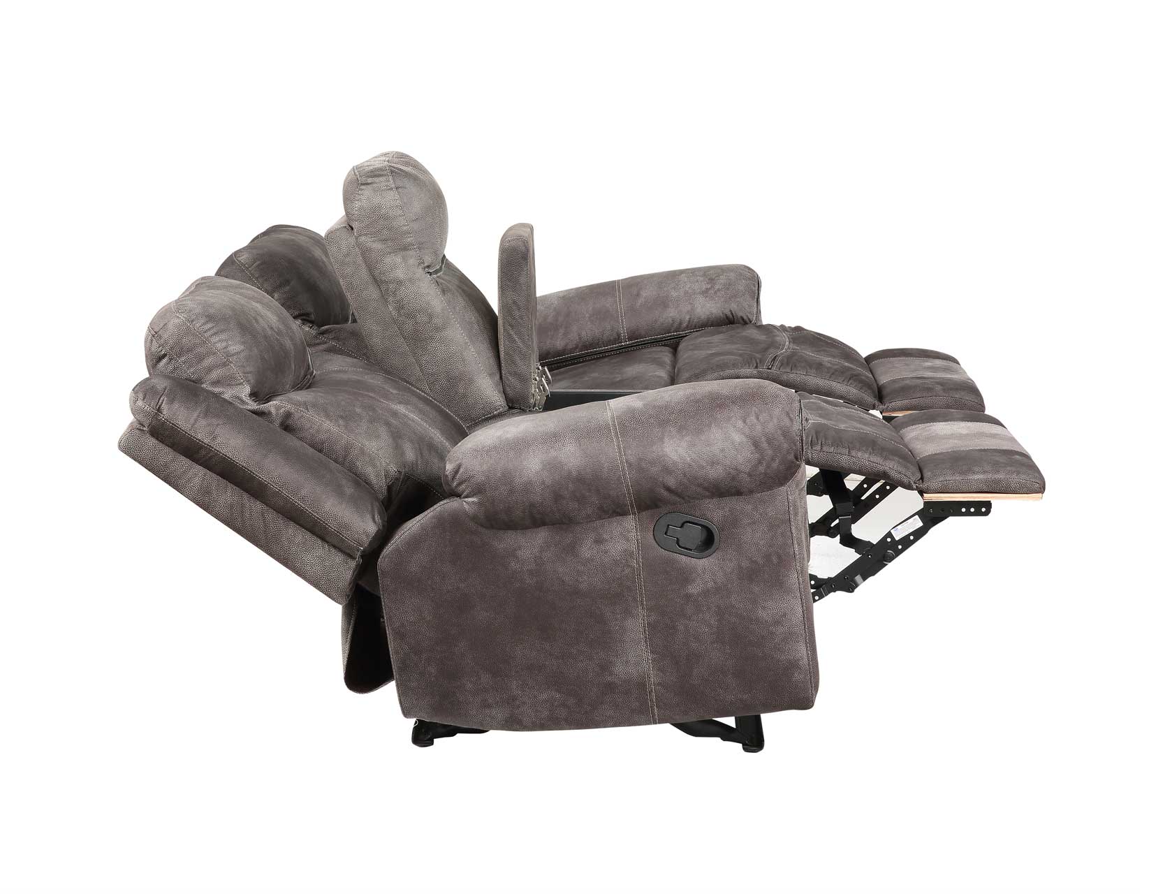 Nashville Gray 3-Piece Manual Reclining Set - Image 21