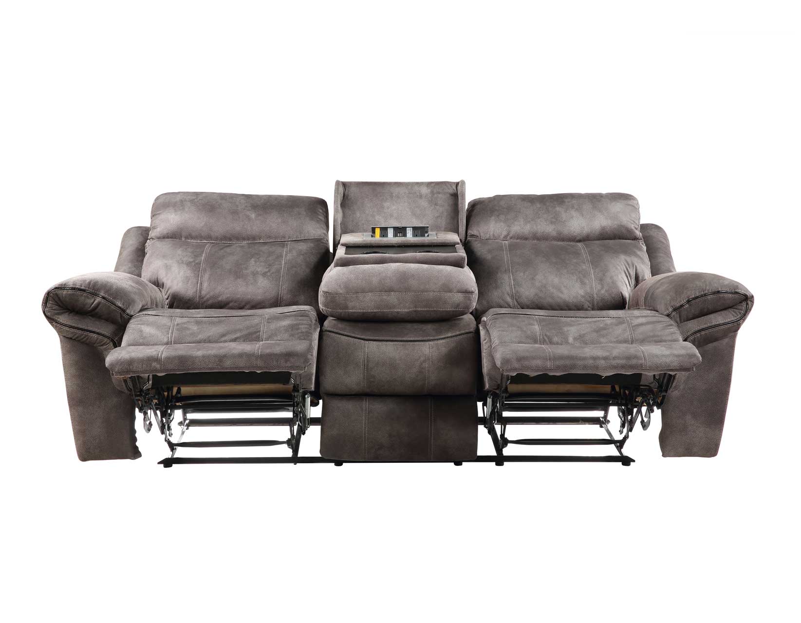 Nashville Gray 3-Piece Manual Reclining Set - Image 8