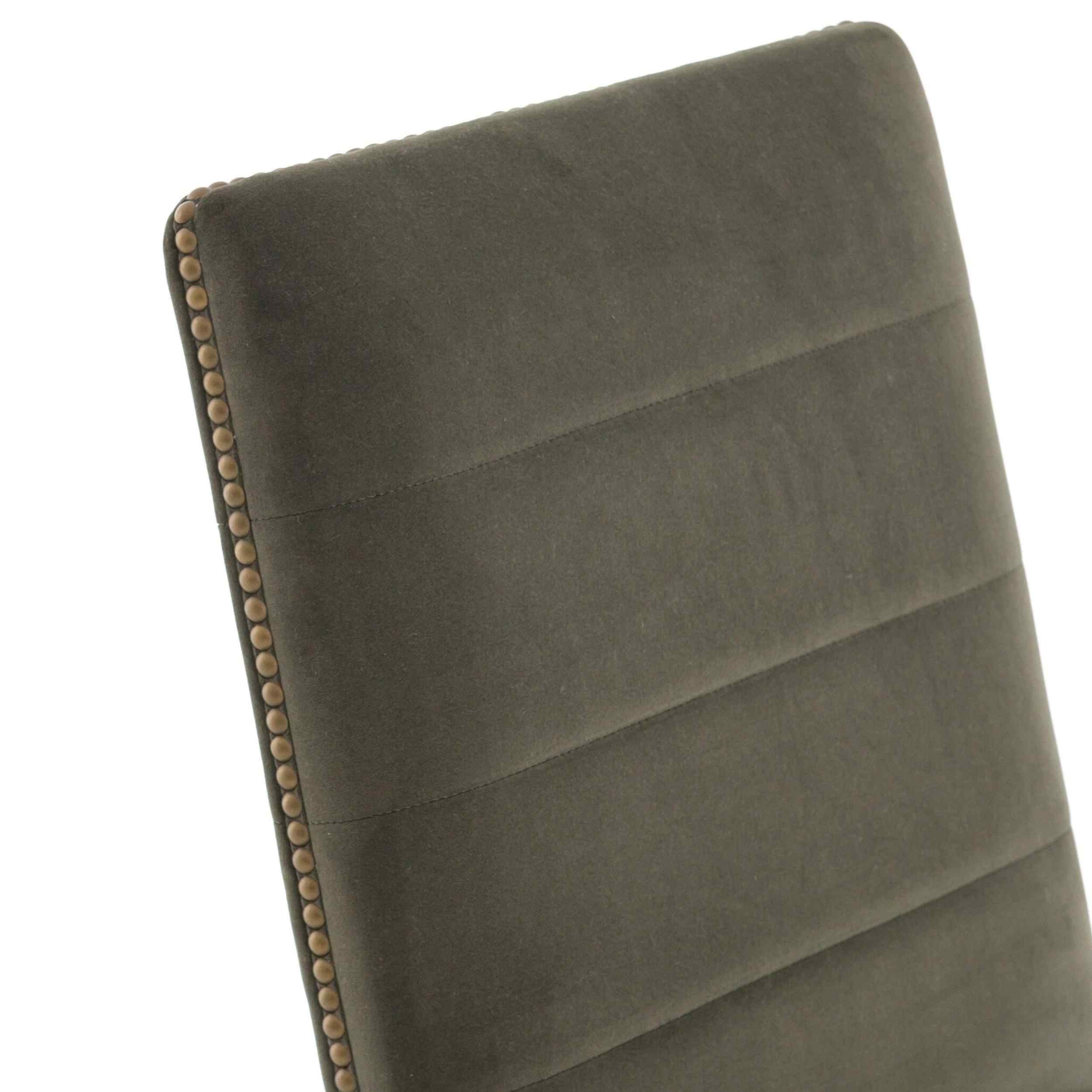 Nate Dining Chair, Modern Velvet Loden, Set of 2 by Four Hands - Image 5