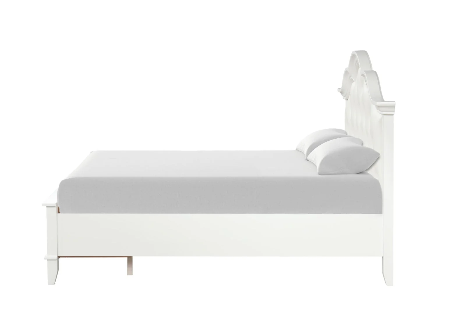 Naucalpan White Twin Bed - Image 3