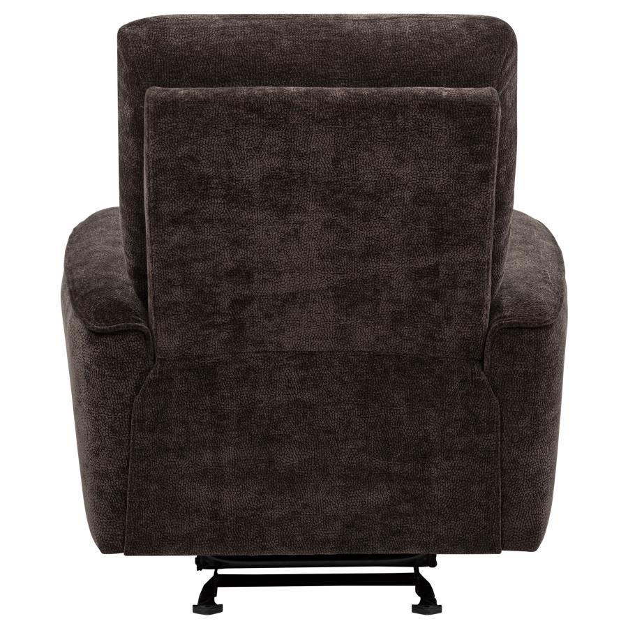Navarro Chenille Upholstered Glider Recliner - Image 6