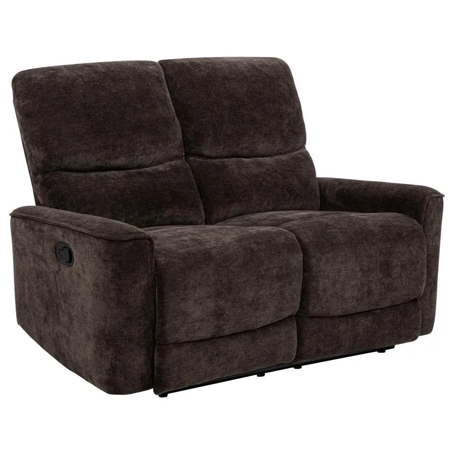 Navarro Chenille Upholstered Reclining Loveseat - Image 15