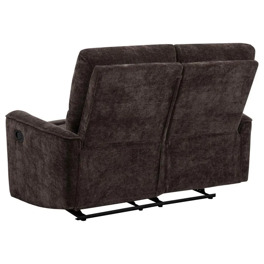 Navarro Chenille Upholstered Reclining Loveseat - Image 19