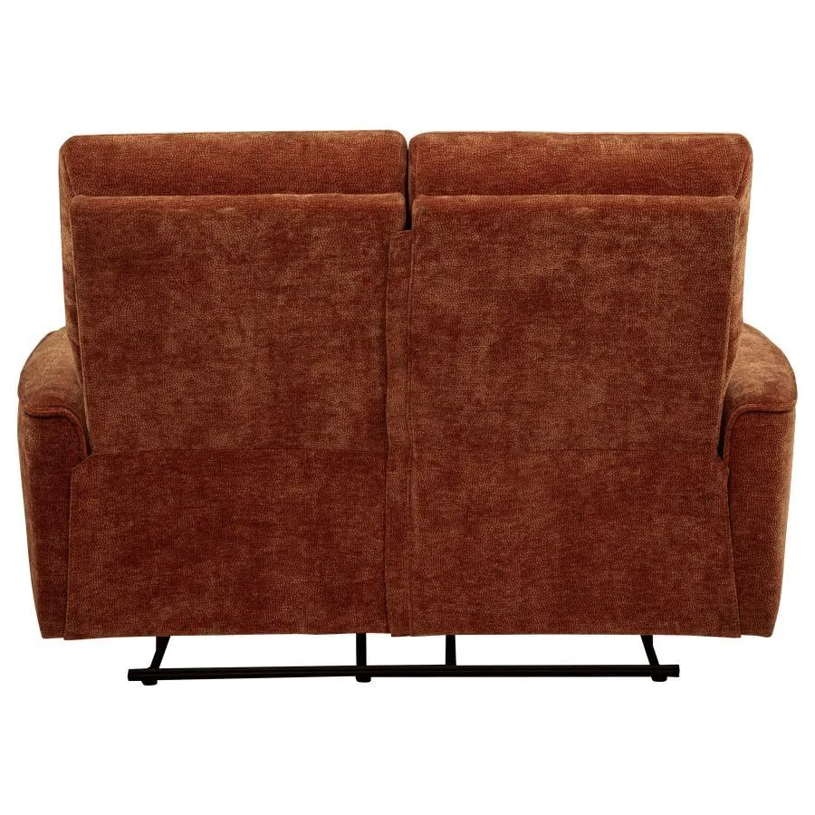 Navarro Chenille Upholstered Reclining Loveseat - Image 20