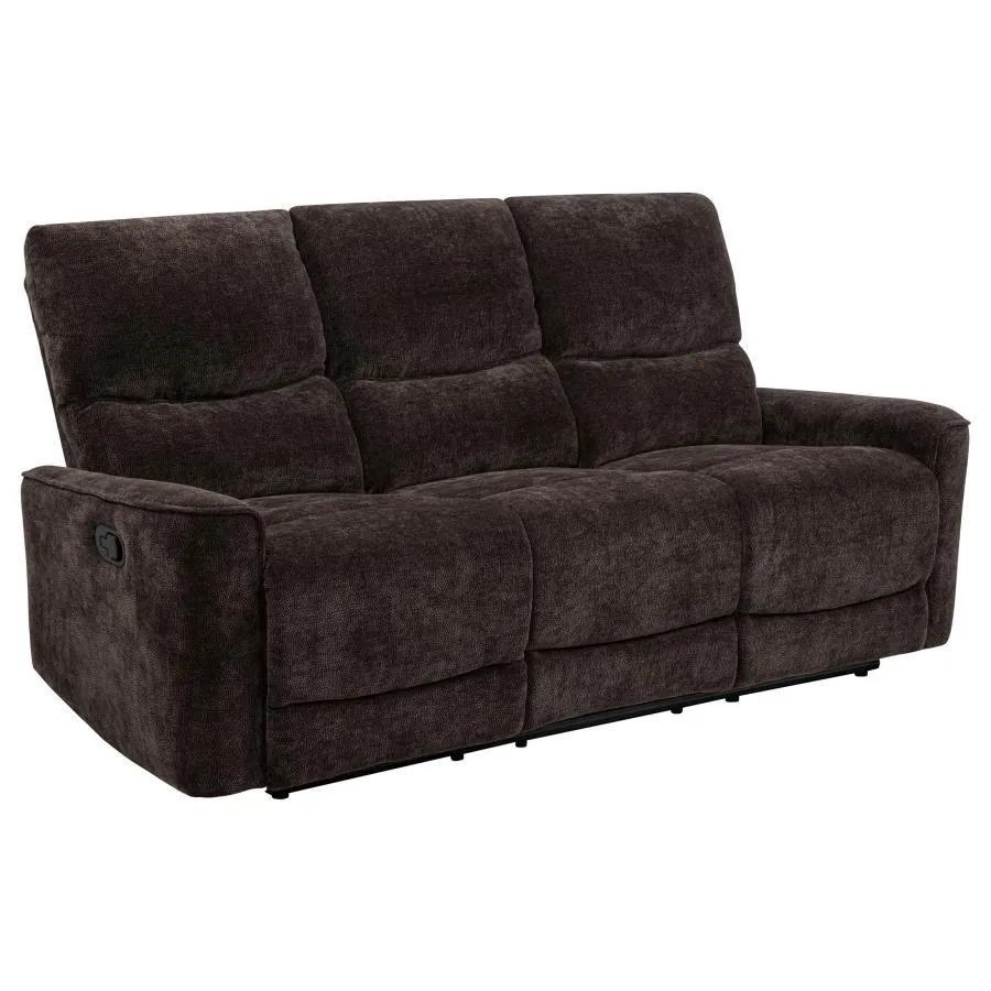 Navarro Chenille Upholstered Reclining Sofa - Image 21