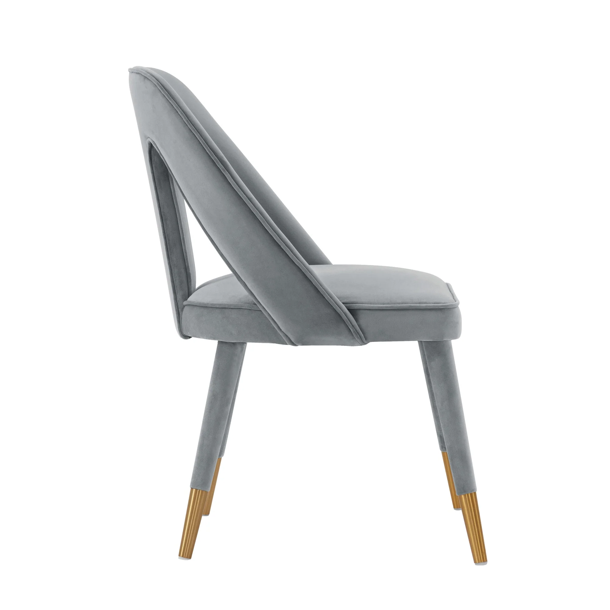 Neda Dining Chair in Grey - Image 6