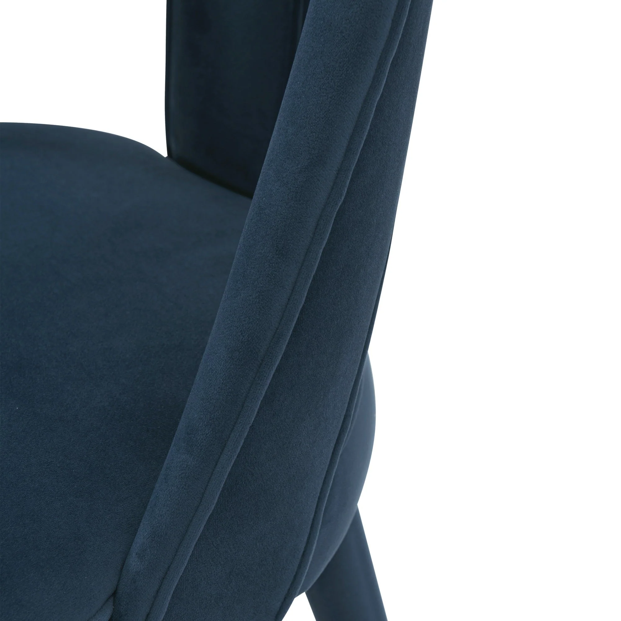 Neda Dining Chair in Midnight Blue (set of 2) - Image 5