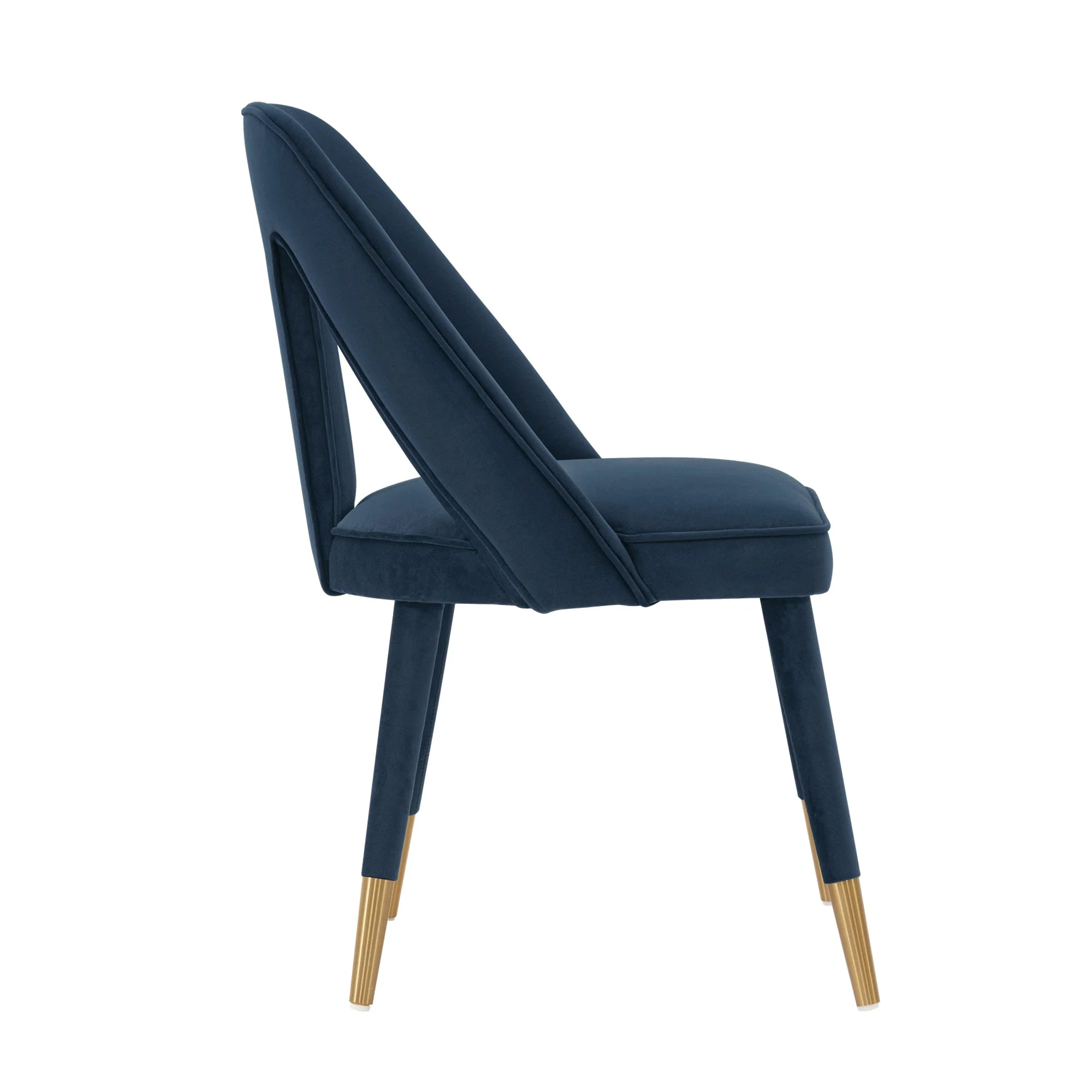 Neda Dining Chair in Midnight Blue (set of 2) - Image 6
