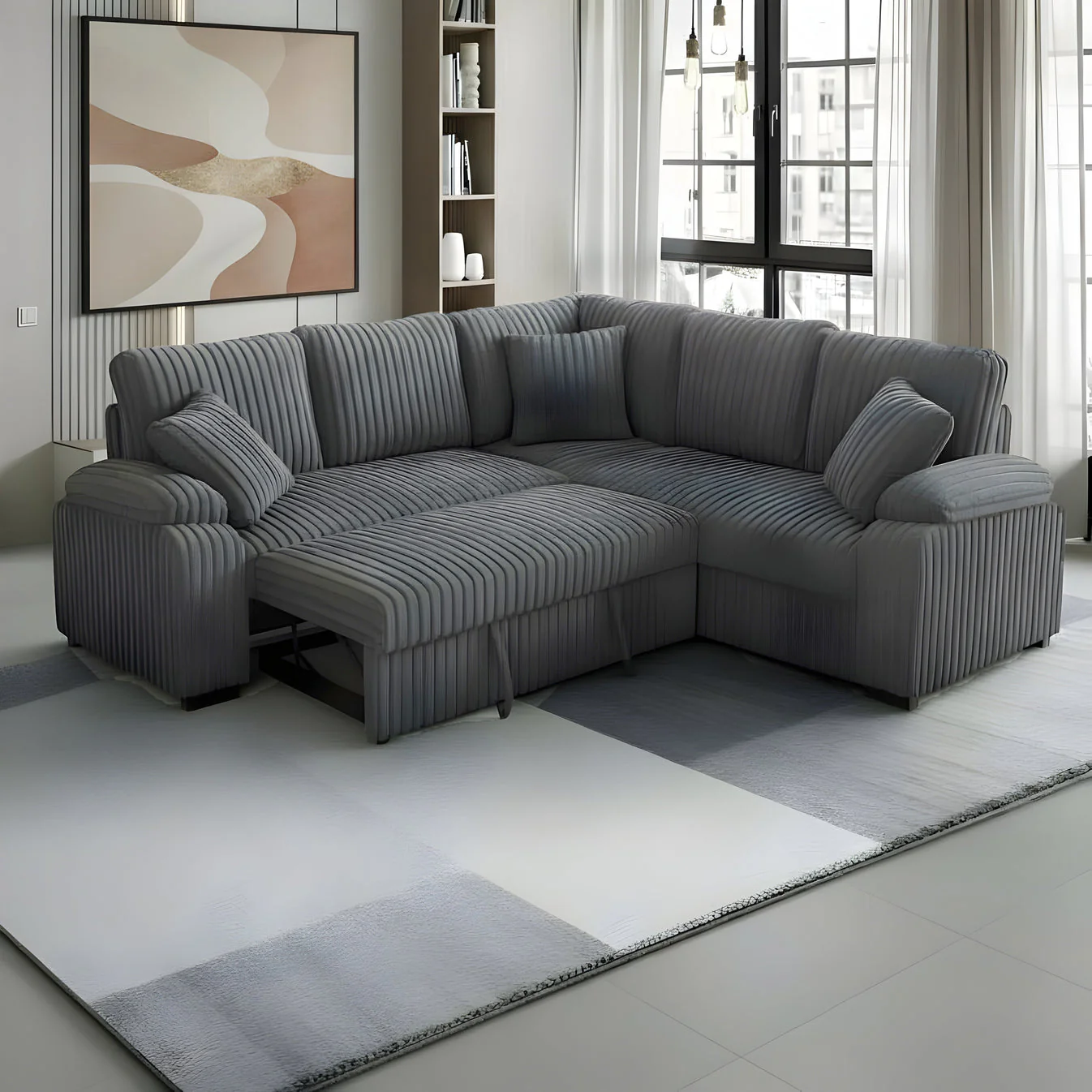 Neeha Grey 3-Piece Sectional