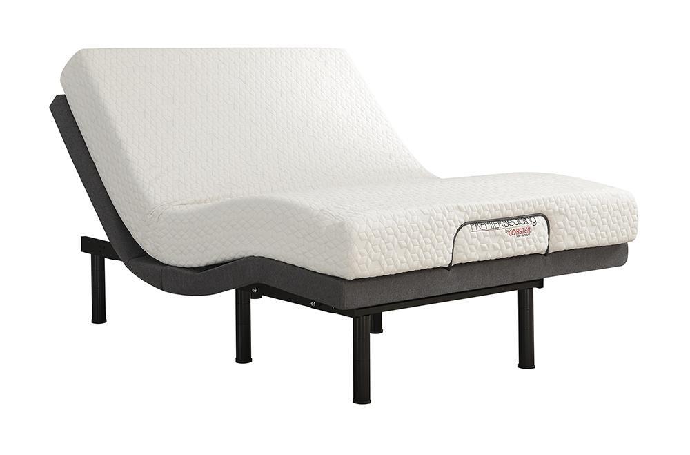 Negan Gray/Black Twin XL Adjustable Bed Base - Image 3