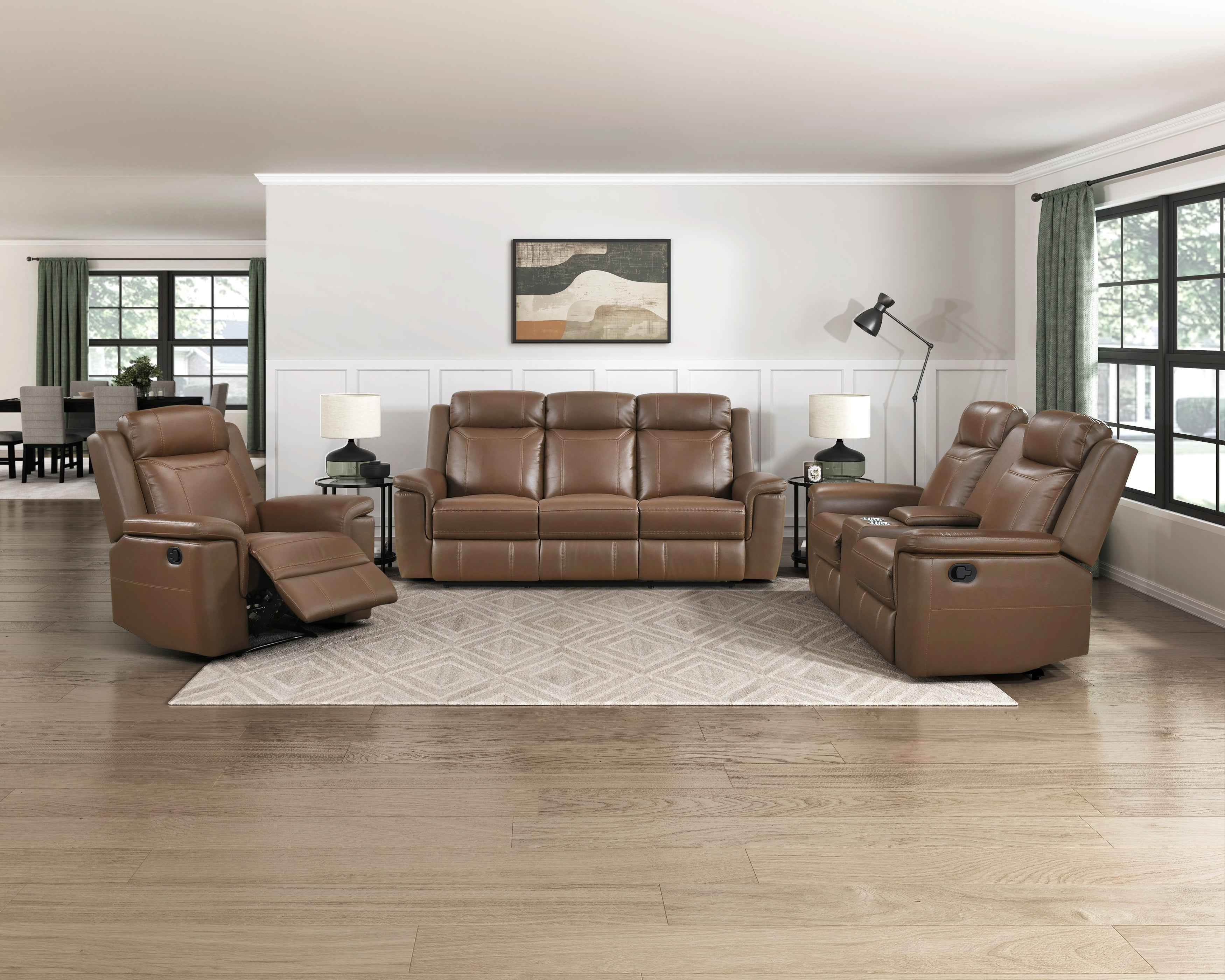 Nest Camel Double Reclining Sofa - Image 8