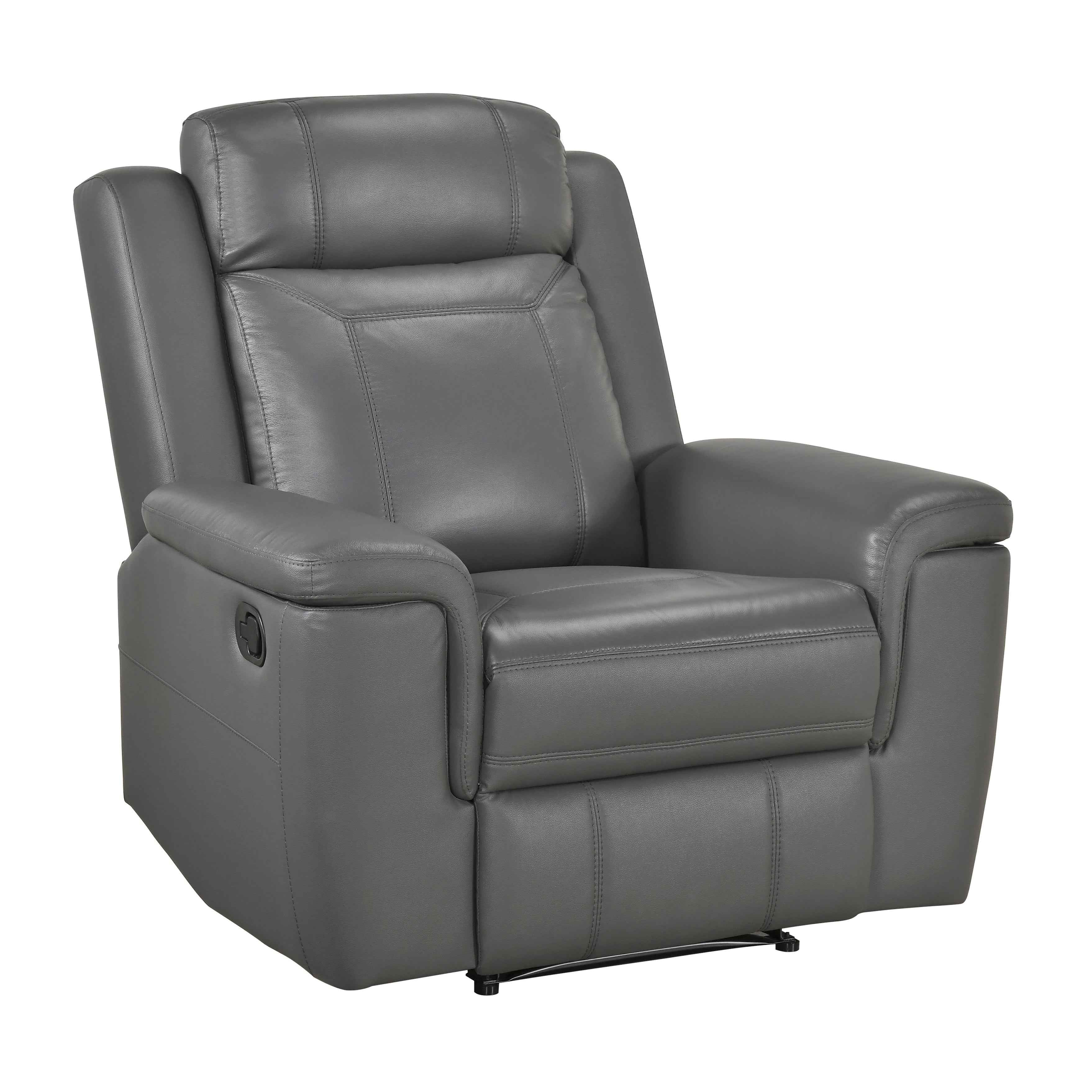 Nest Dark Gray 3-Piece Reclining Living Room Set - Image 12
