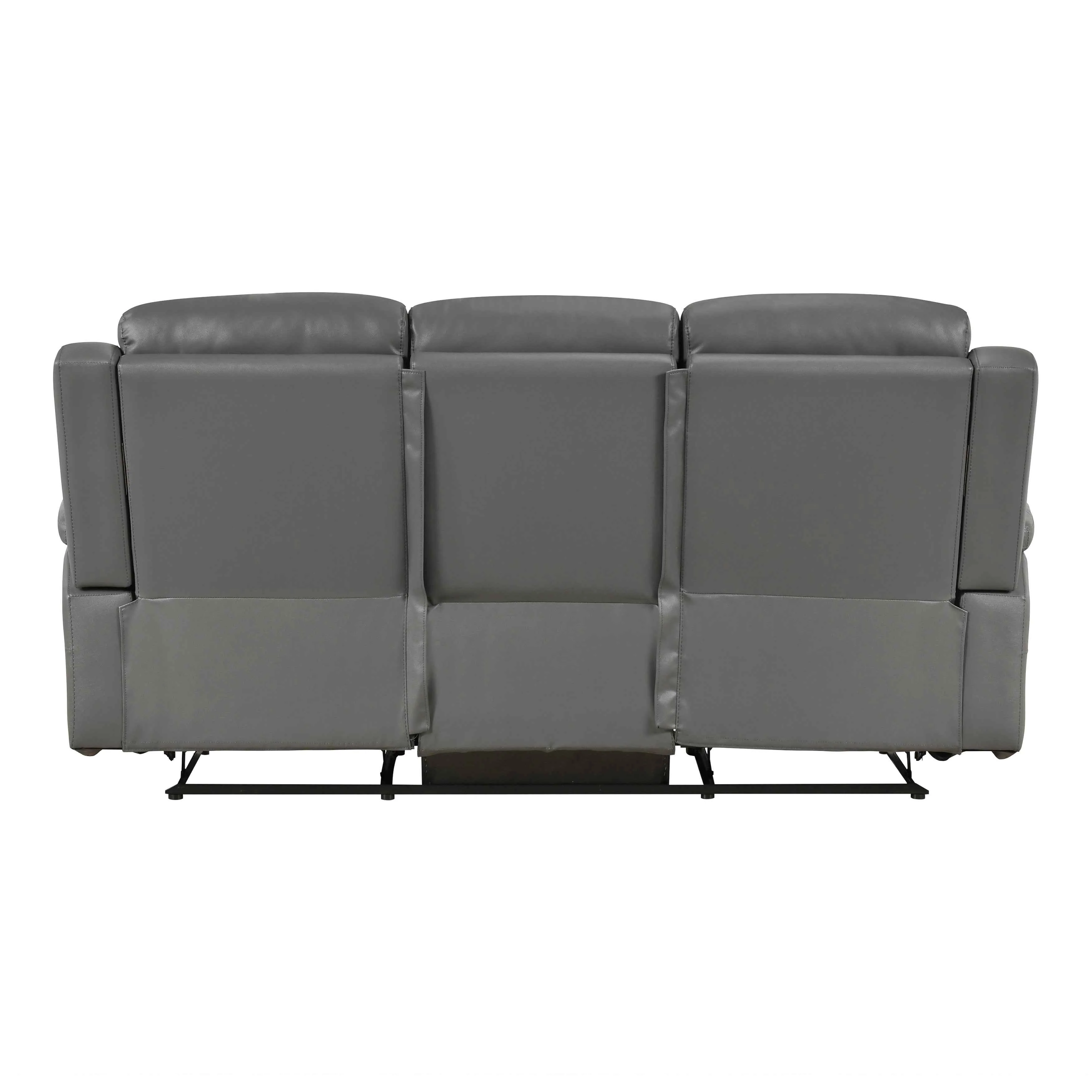 Nest Dark Gray 3-Piece Reclining Living Room Set - Image 4