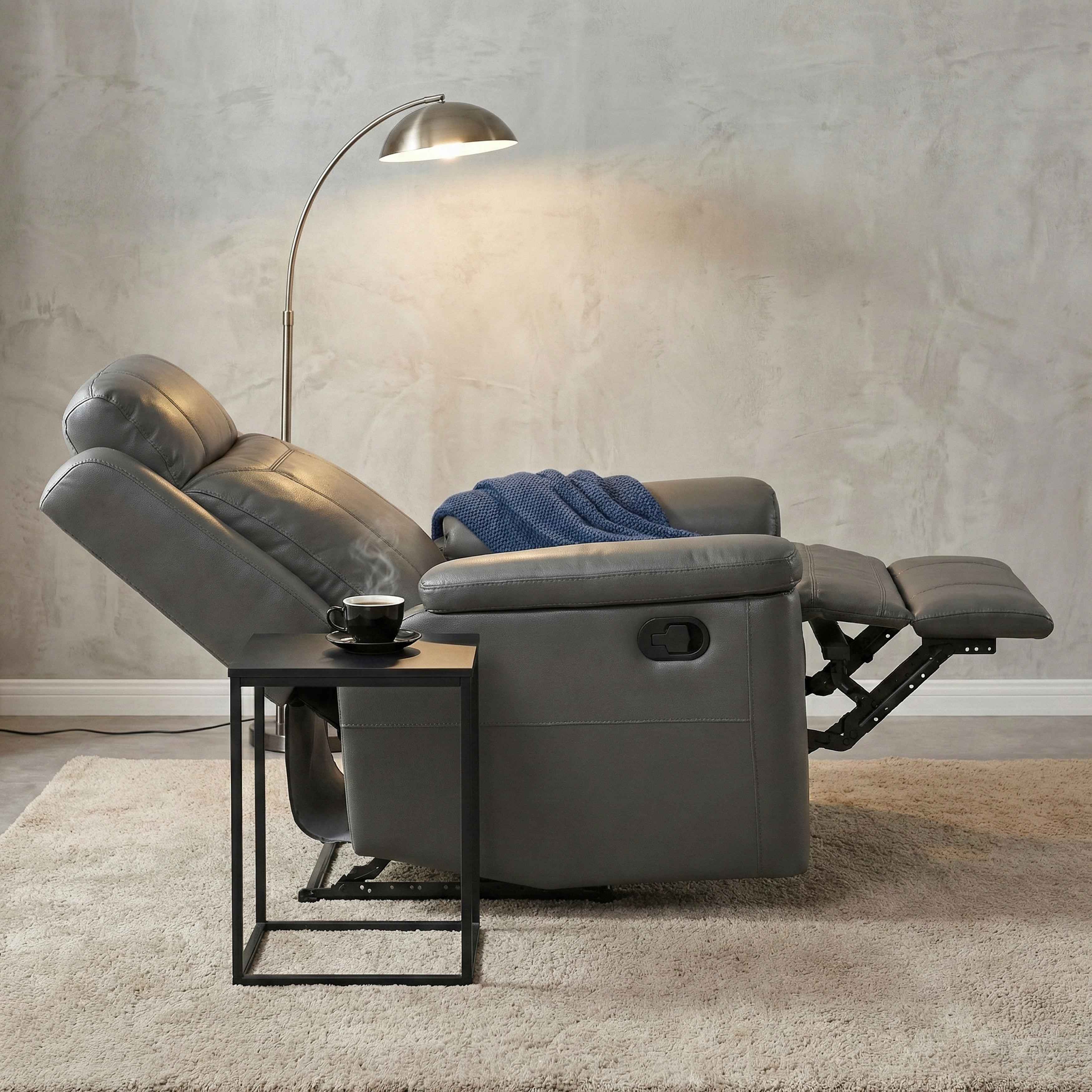 Nest Dark Gray Reclining Chair - Image 20