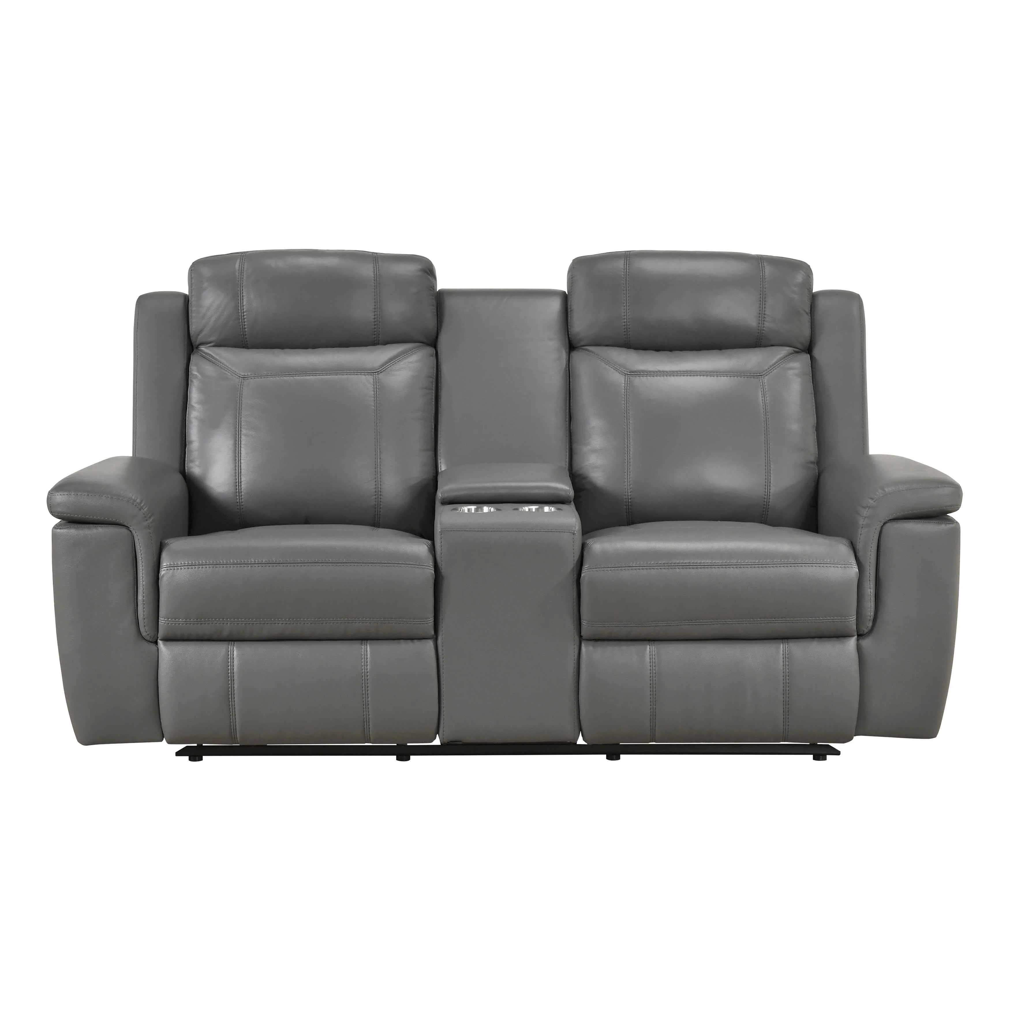 Nest Dark Gray Reclining Living Room Set - Image 6