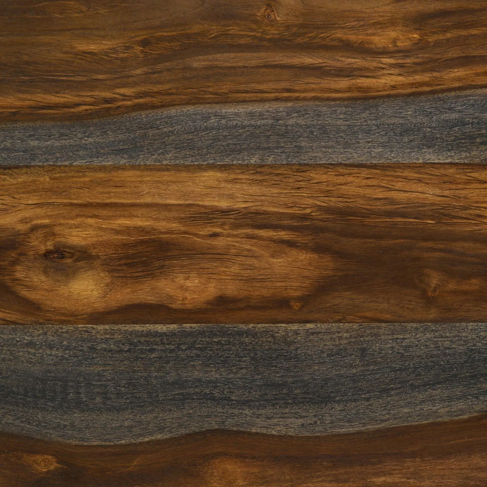 Neve Sheesham Gray/Gunmetal Live-edge Dining Table with Hairpin Legs - Image 5