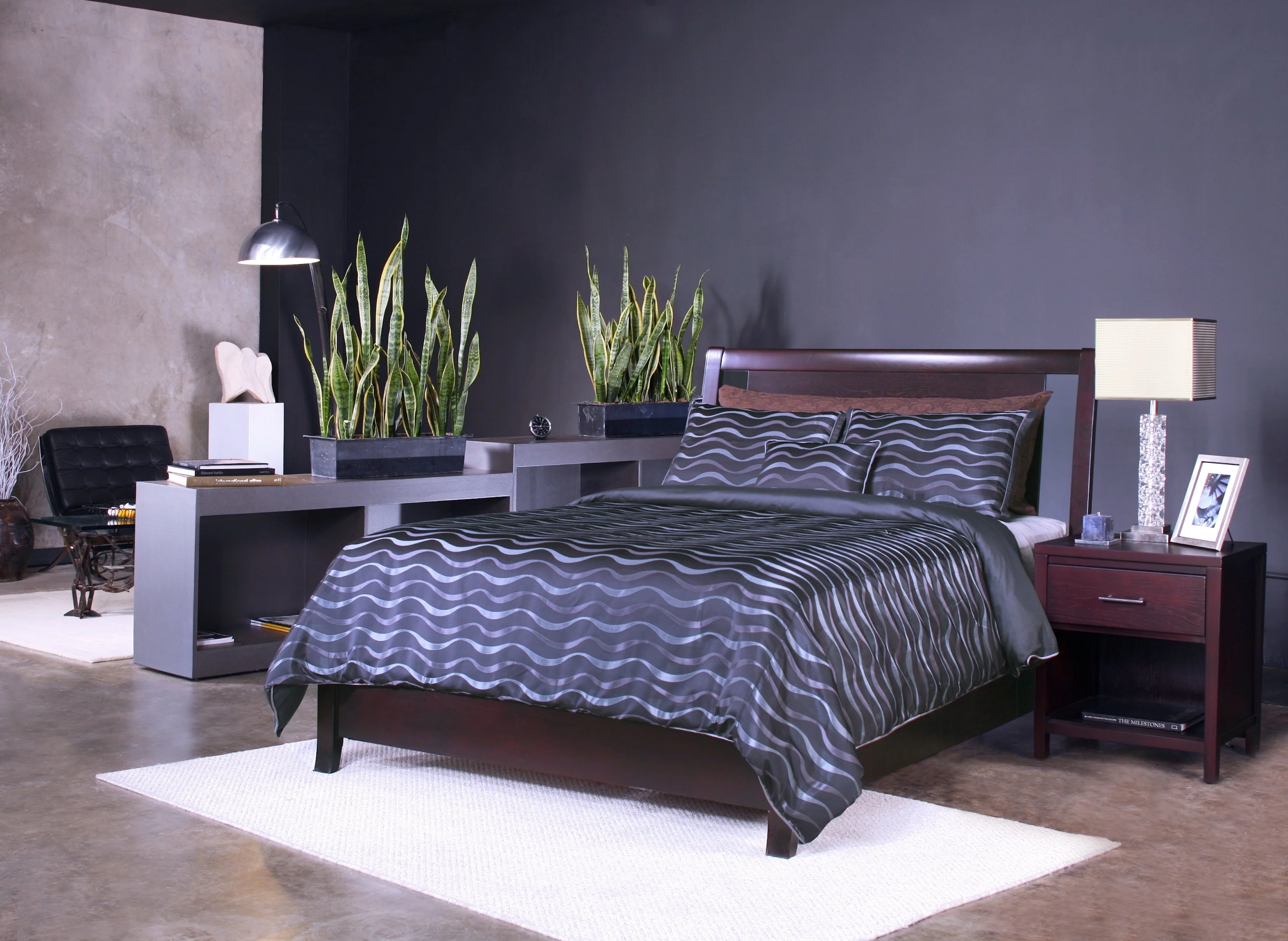 Nevis California King Low Profile Storage Bed in Espresso - Image 3