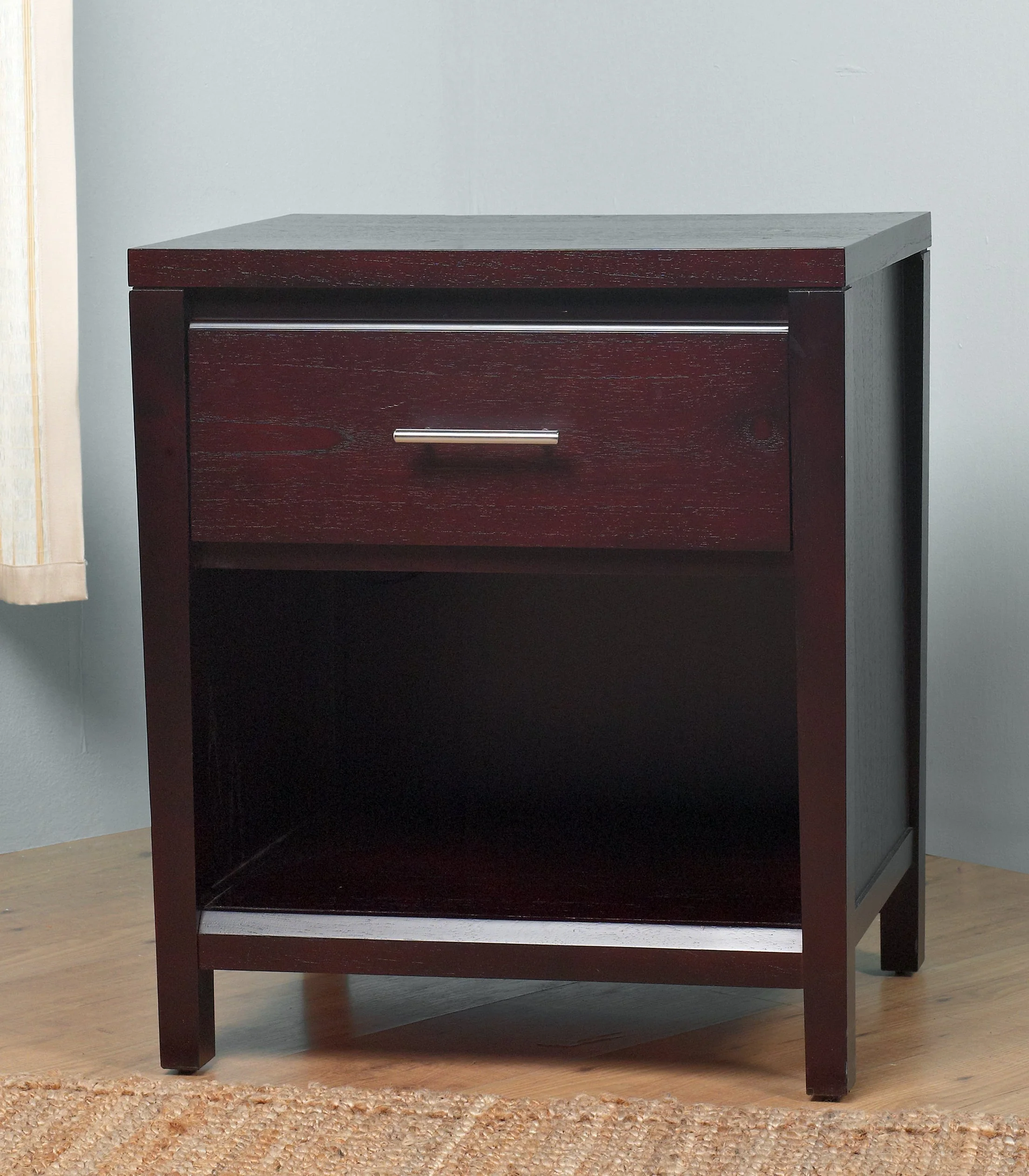 Nevis Charging Station Nightstand in Espresso - Image 7