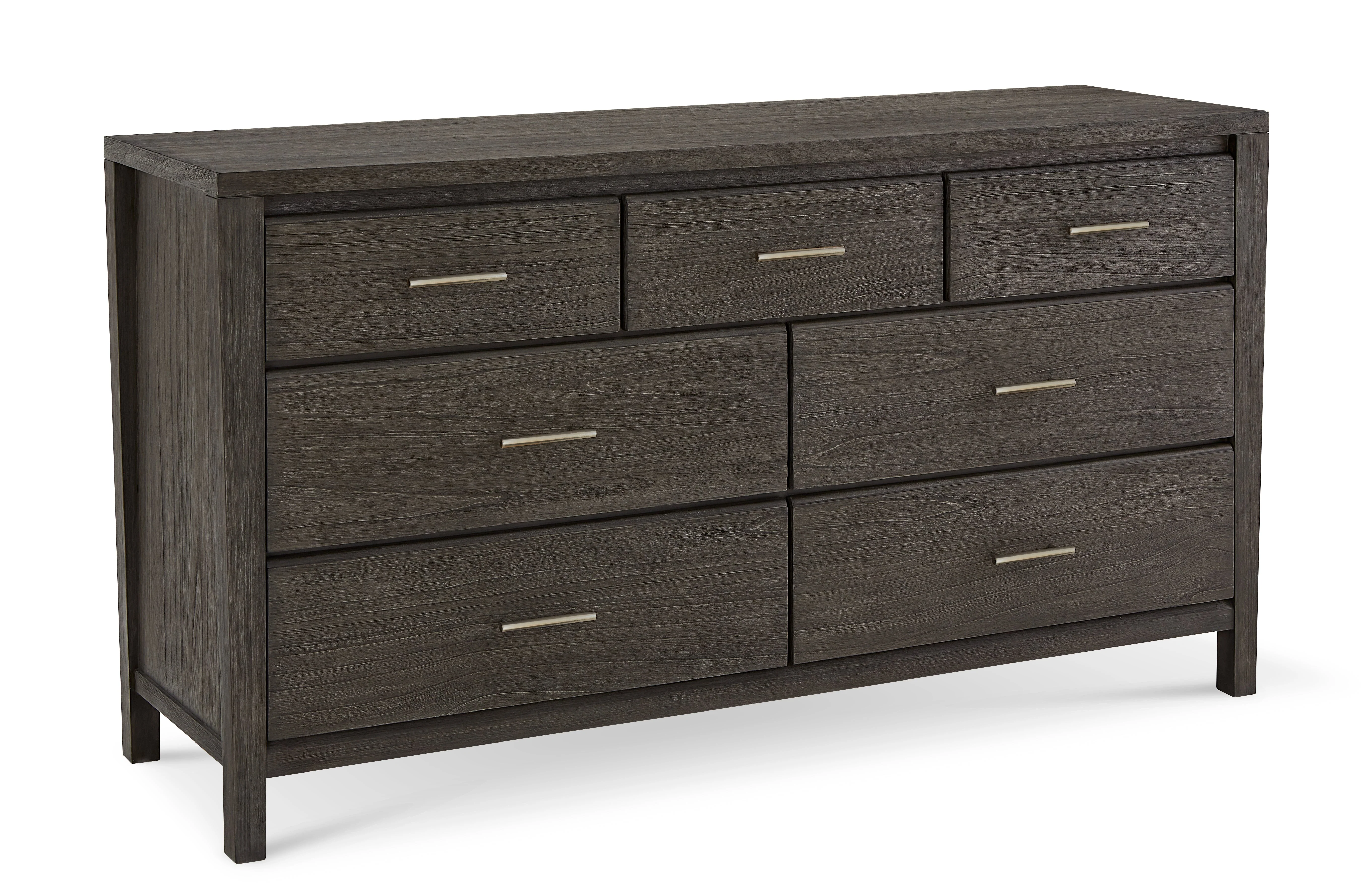 Nevis Seven Drawer Dresser in Sharkskin - Image 5