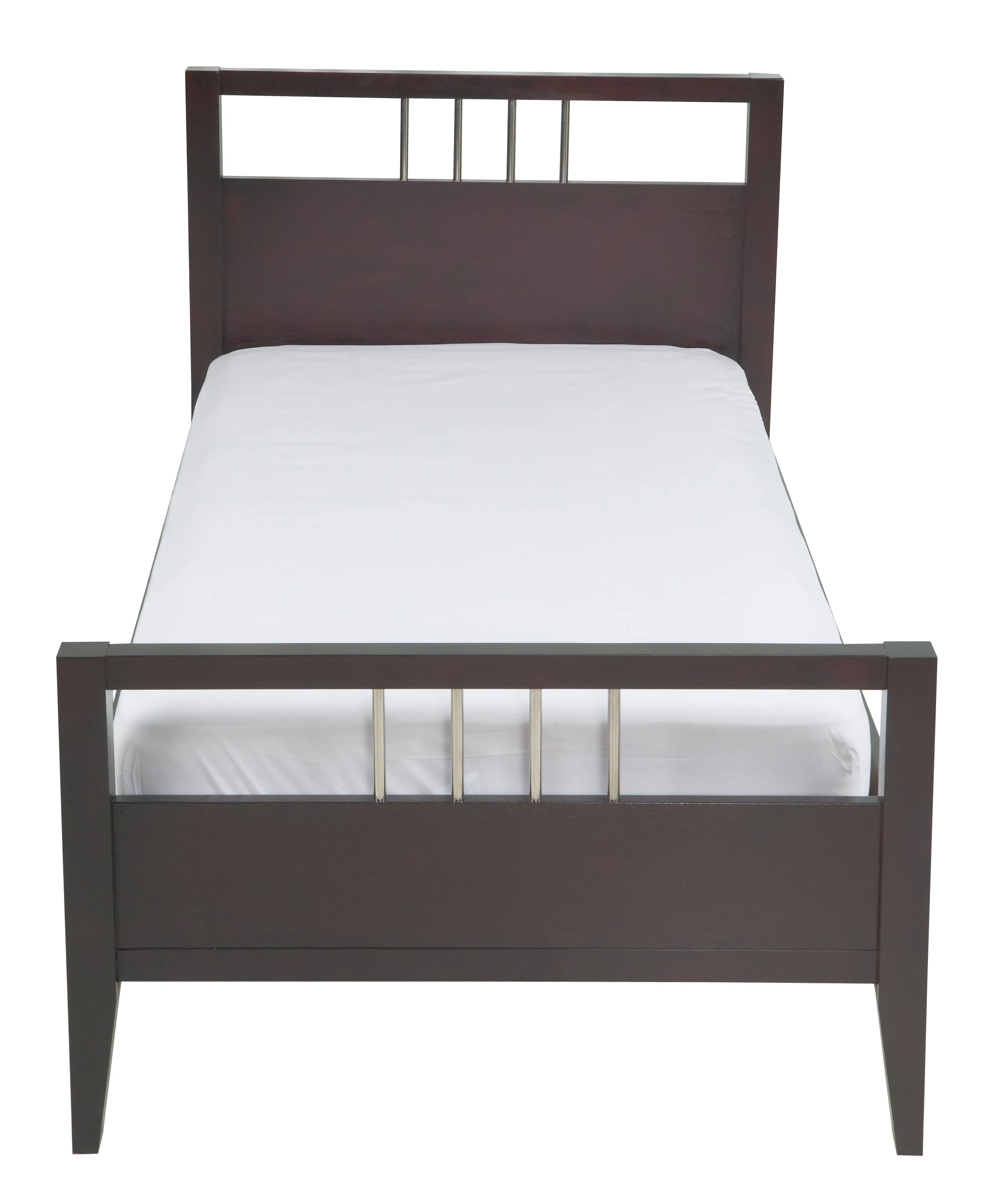 Nevis Wood Full Platform Bed in Espresso - Image 6