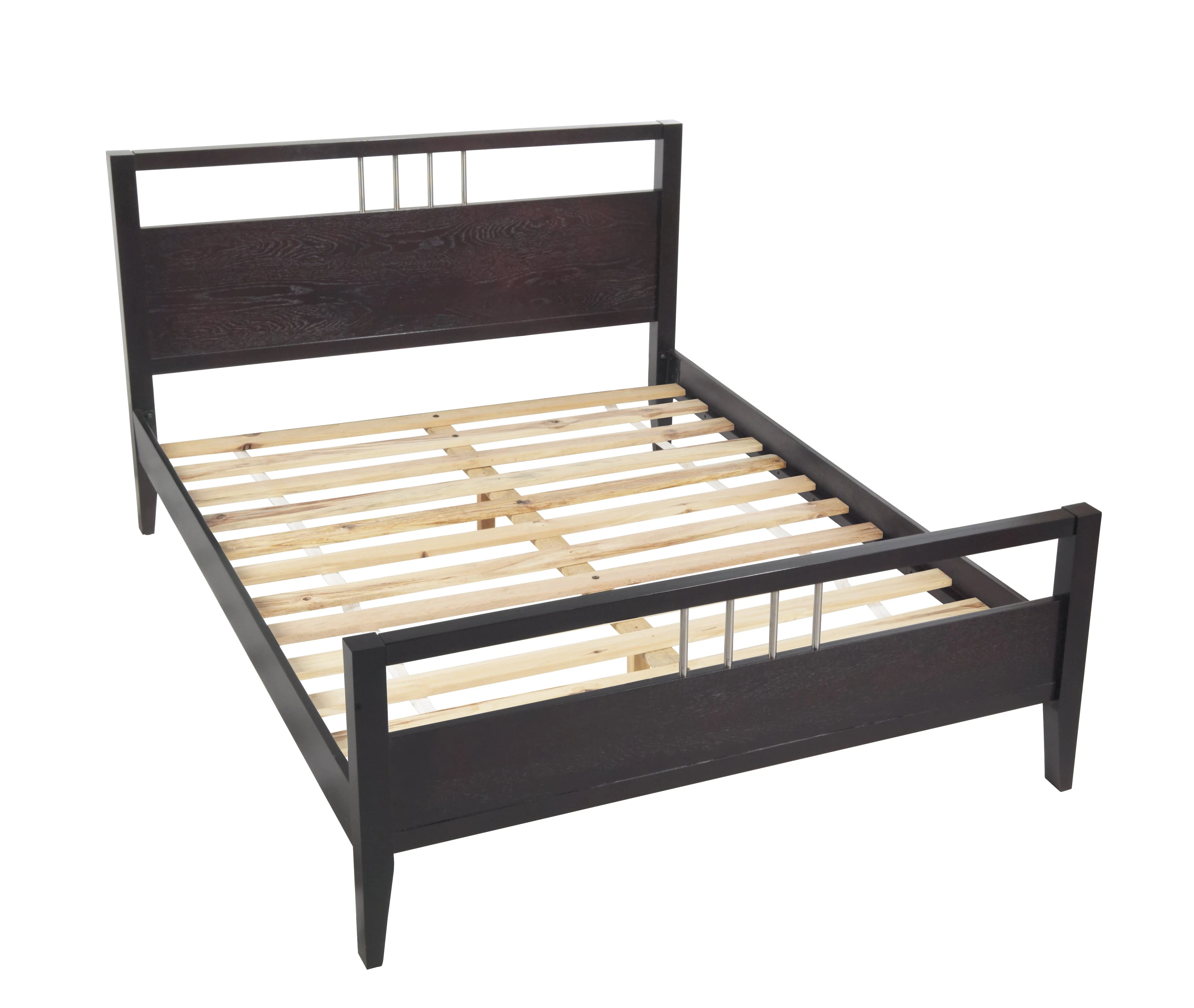 Nevis Wood Full Platform Bed in Espresso - Image 8