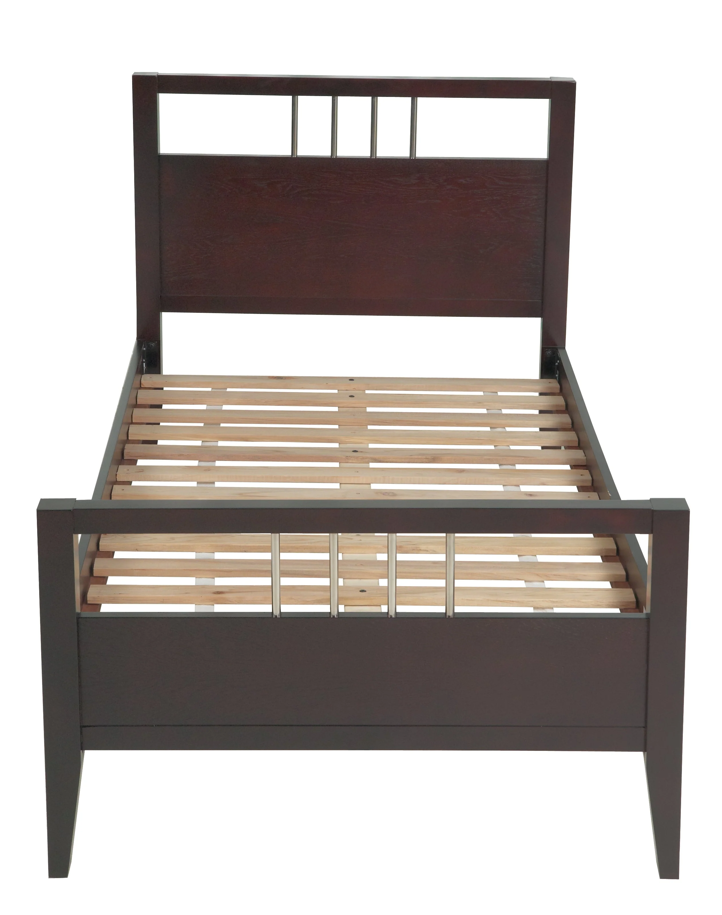 Nevis Wood Full Platform Bed in Espresso - Image 9