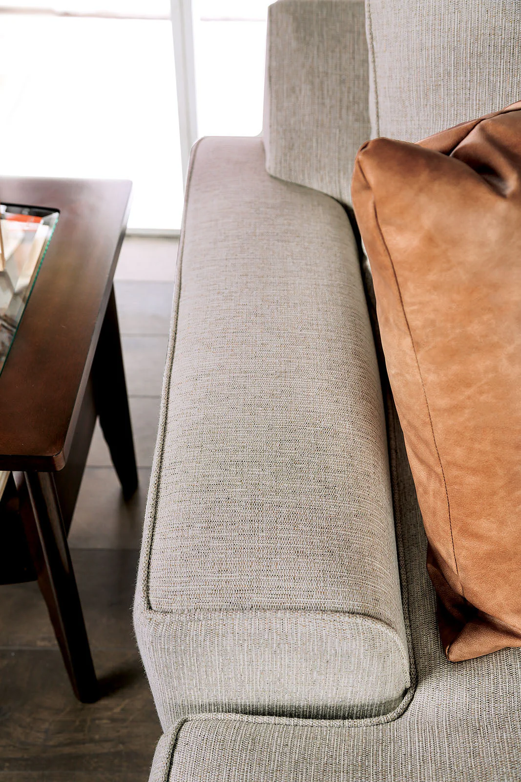 New meadows Sand/Caramel Sofa & Loveseat - Image 10
