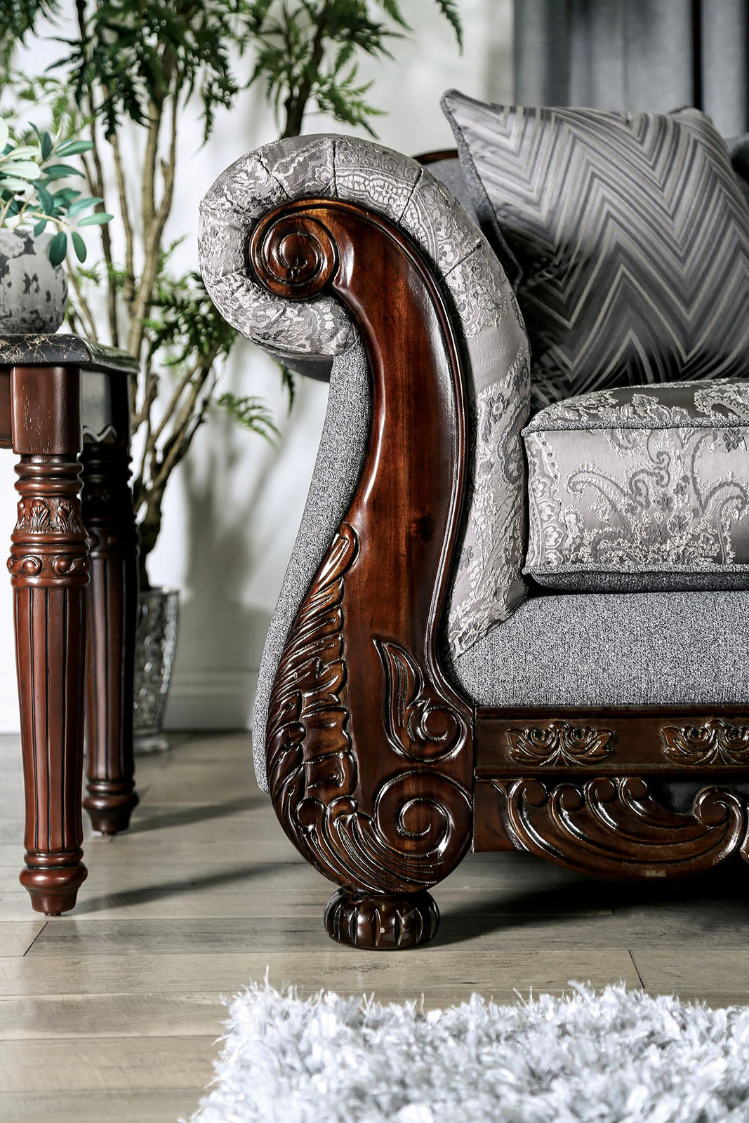 Newdale Gray Sofa & Loveseat - Image 4