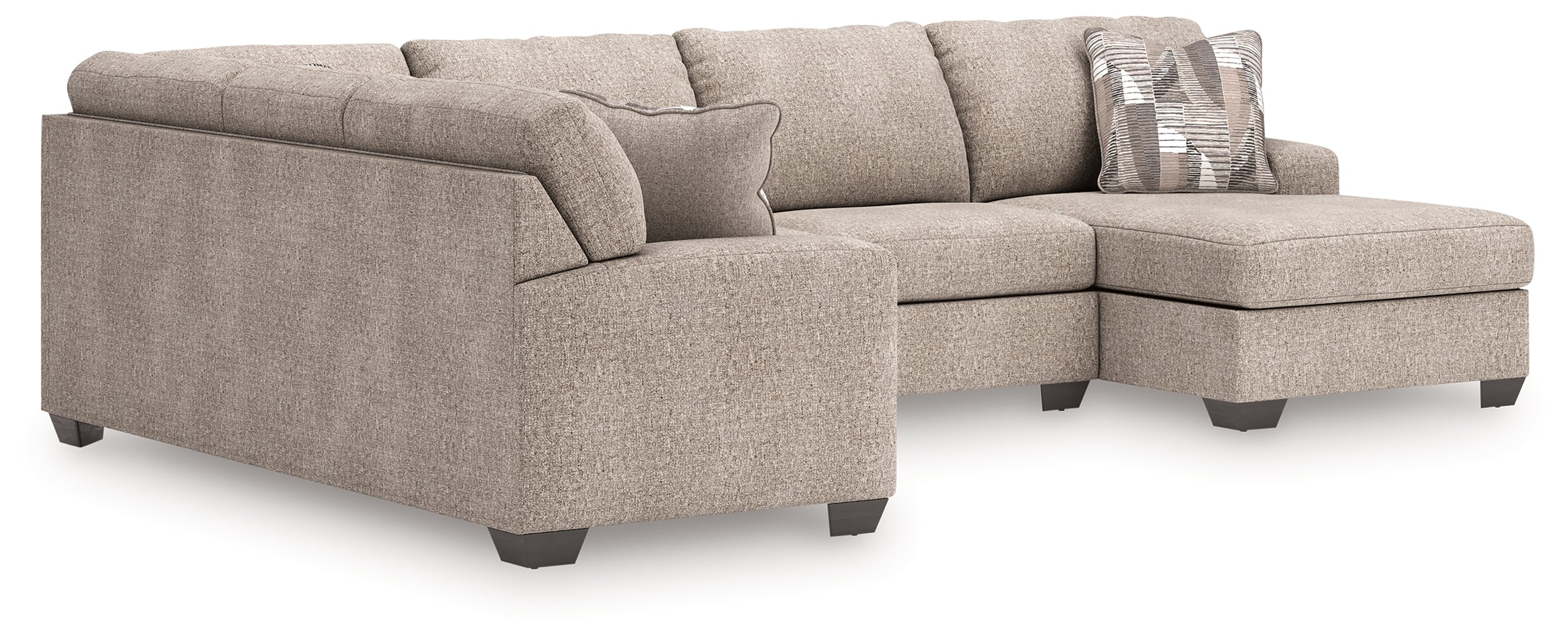 Newellen Hemp 3-Piece (RAF) Chaise Sleeper Sectional - Image 2