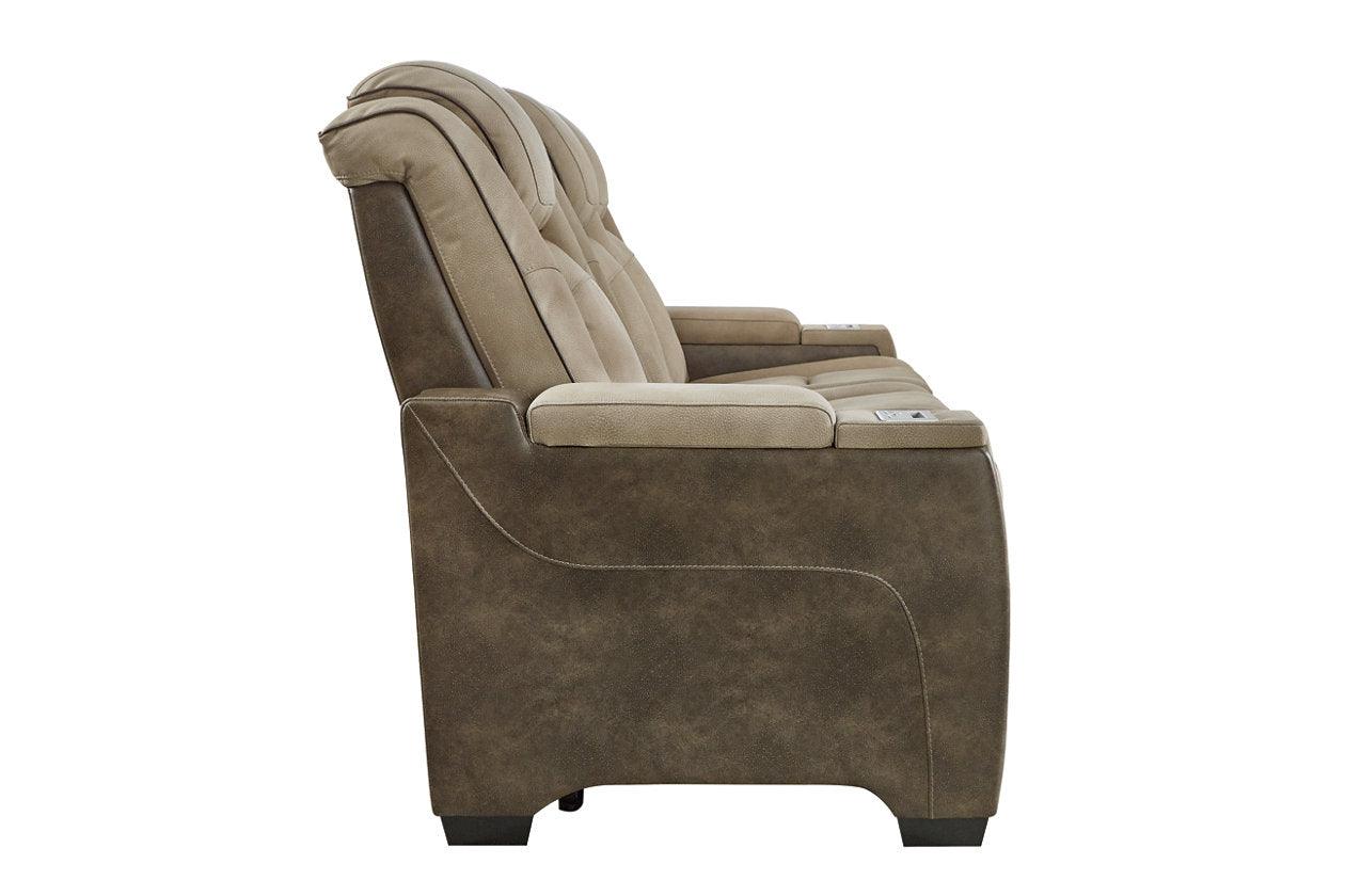 Next-Gen DuraPella Sand Dual Power Reclining Sofa - Image 3