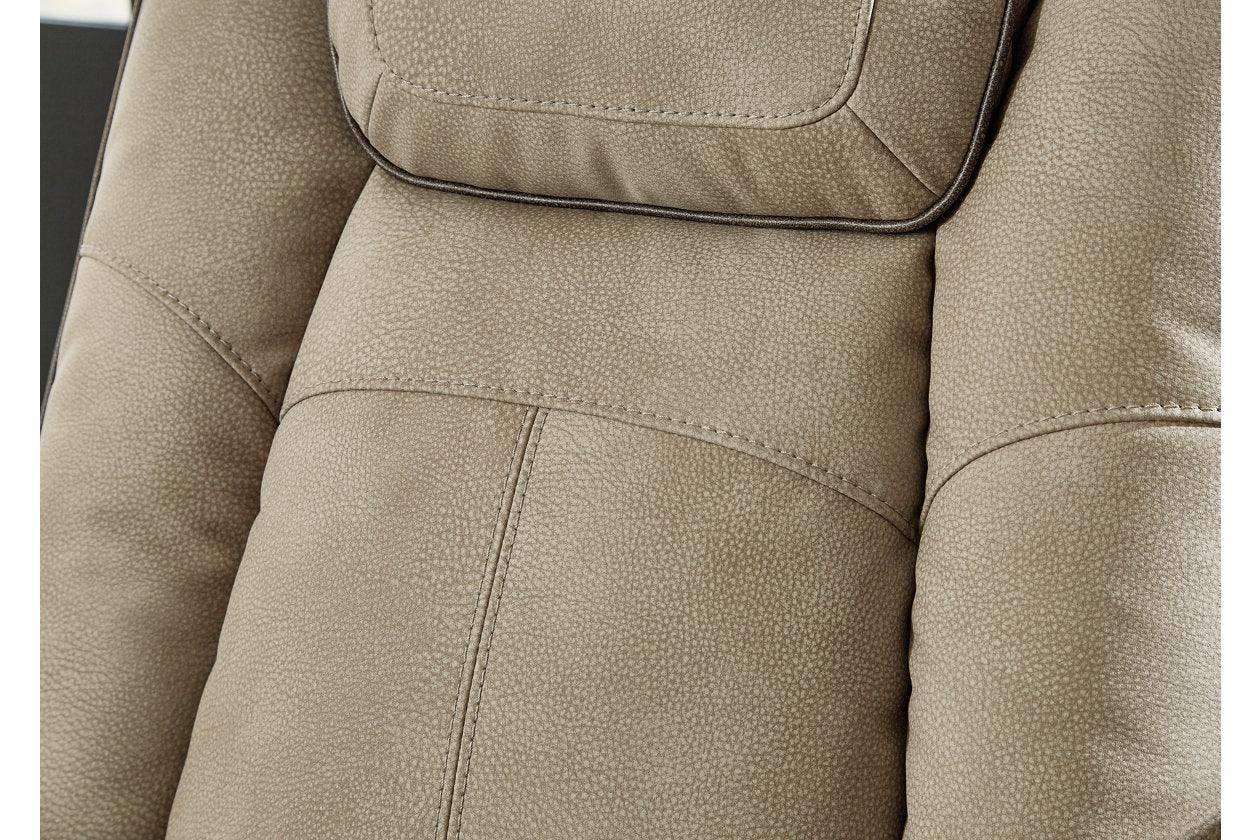 Next-Gen DuraPella Sand Dual Power Reclining Sofa - Image 7