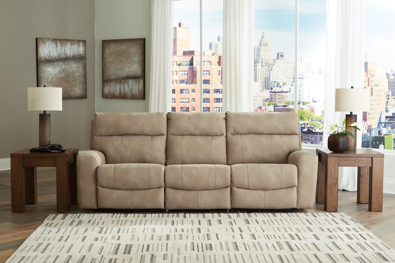 Next-Gen DuraPella Sand Performance Fabric 3-Piece Dual Power Reclining Modular Sofa