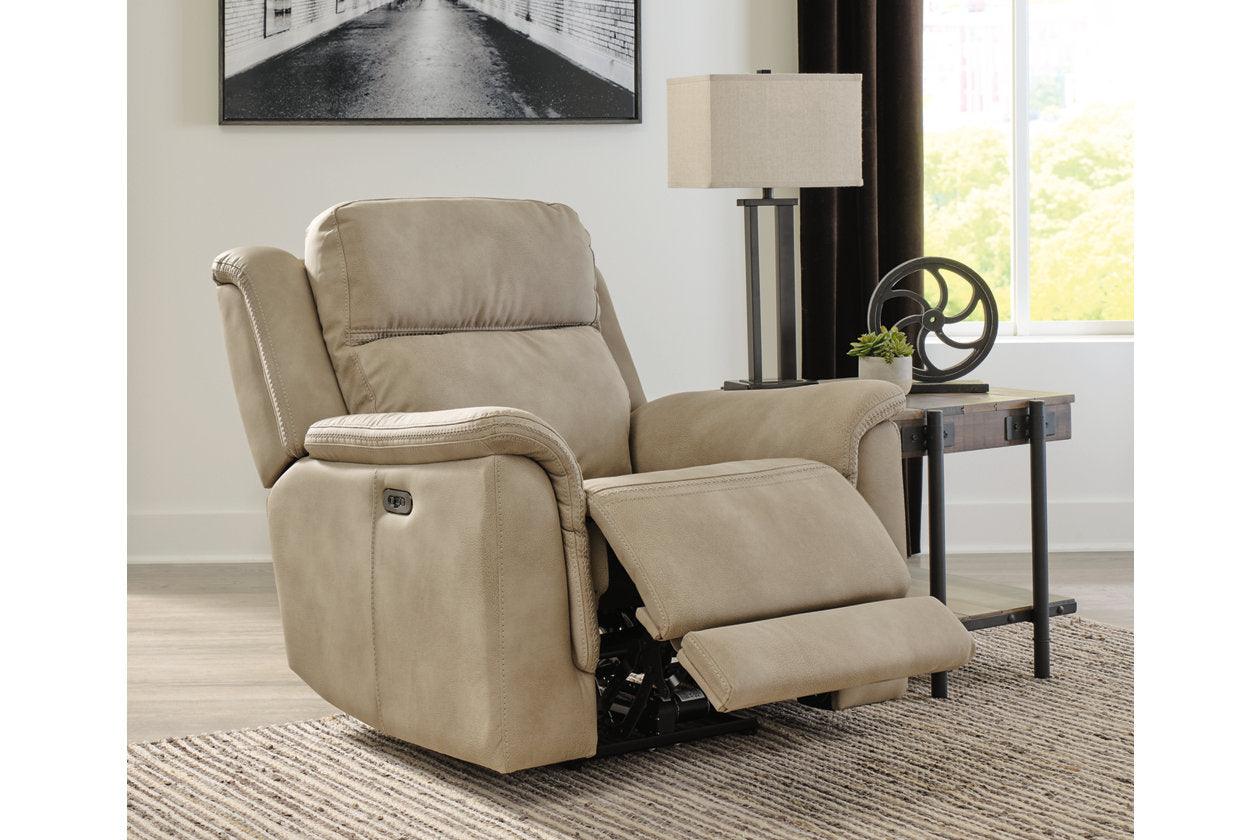 Next-Gen DuraPella Sand Performance Fabric Dual Power Recliner - Image 6