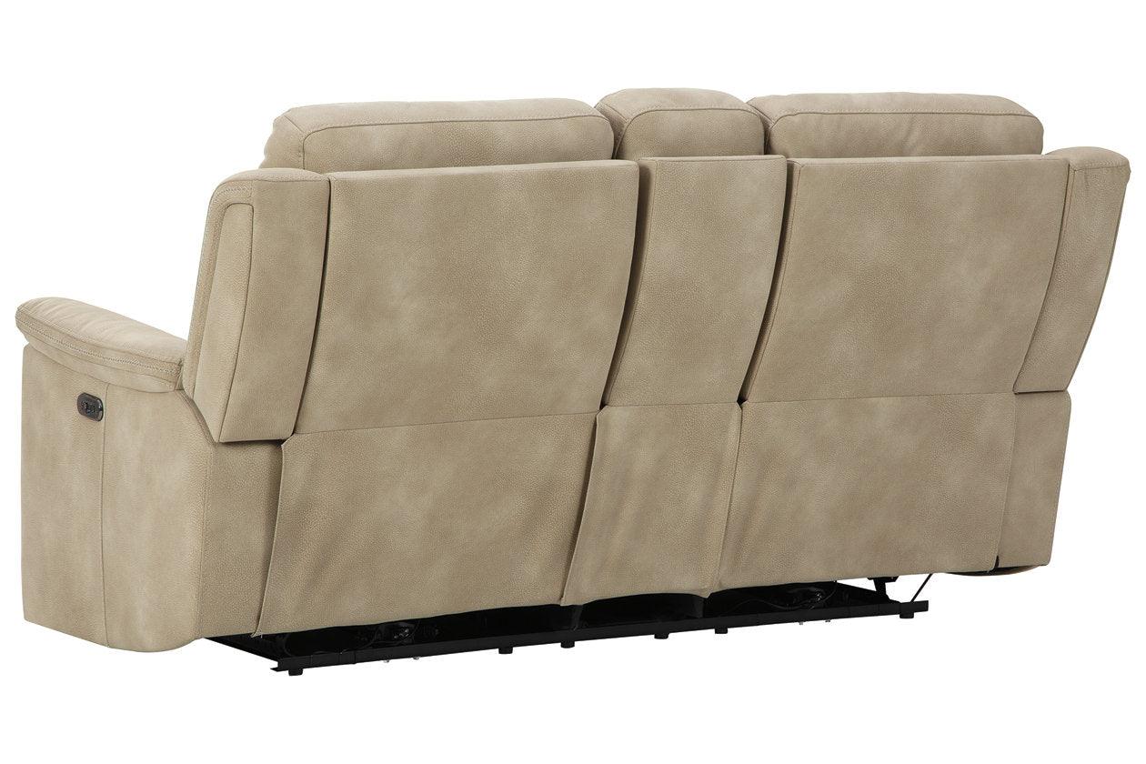 Next-Gen DuraPella Sand Power Reclining Loveseat with Console - Image 7