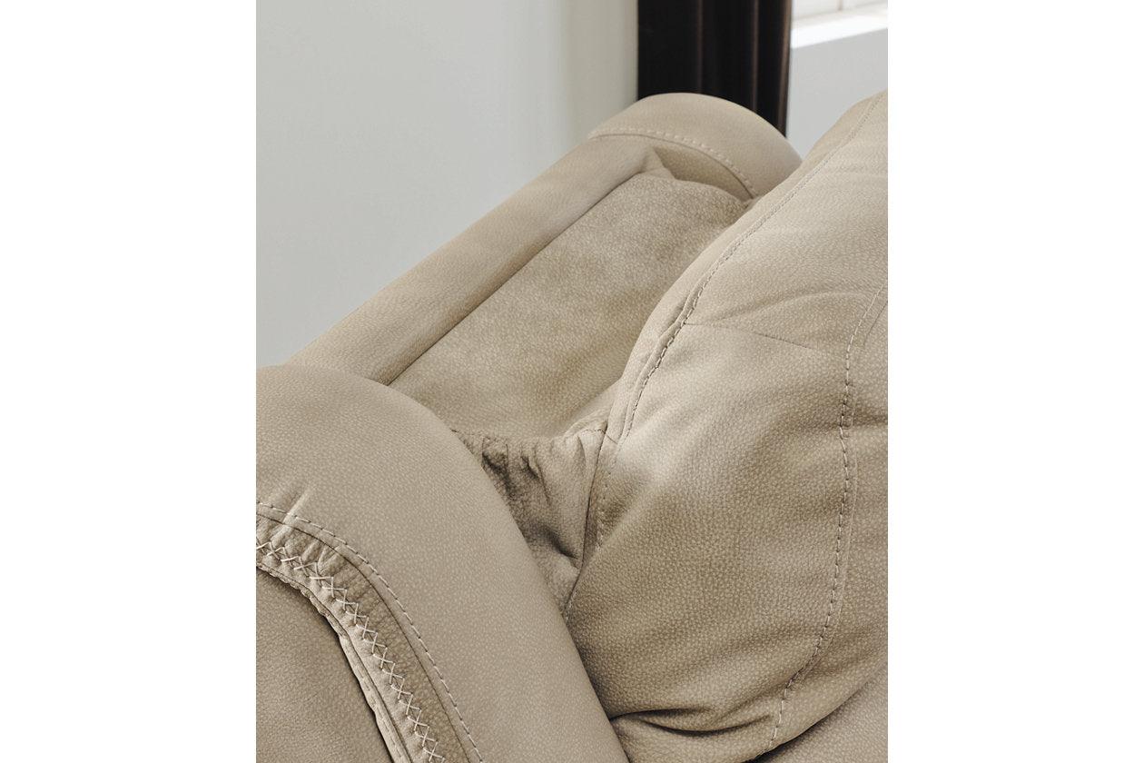 Next-Gen DuraPella Sand Power Reclining Loveseat with Console - Image 9
