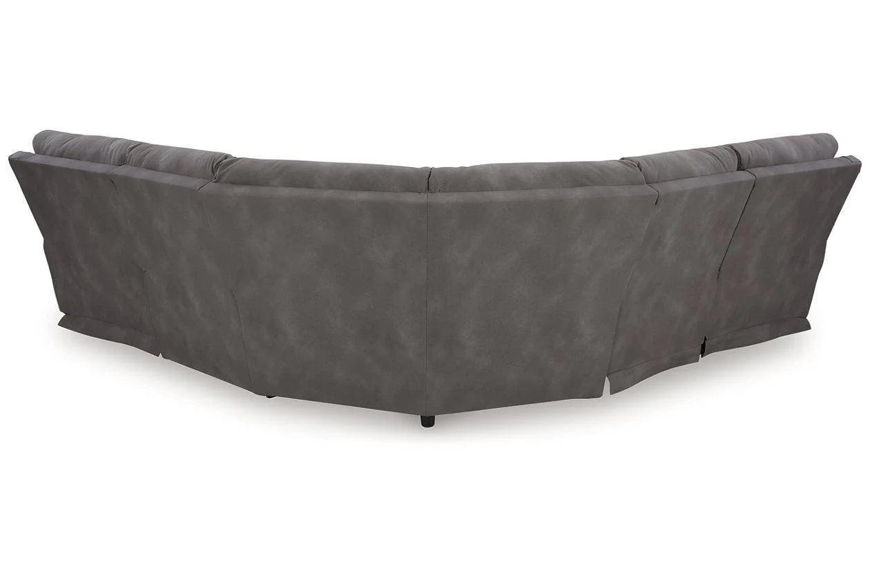 Next-Gen DuraPella Slate 5-Piece Power Reclining Sectional - Image 3