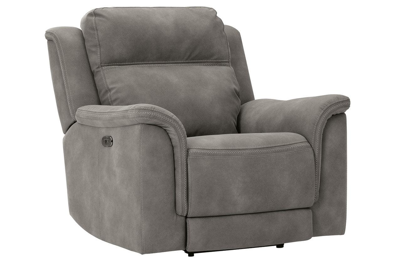 Next-Gen DuraPella Slate Dual Power Performance Fabric Recliner /ADJ Headrest
