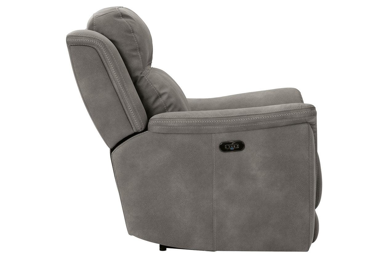 Next-Gen DuraPella Slate Dual Power Performance Fabric Recliner /ADJ Headrest - Image 4