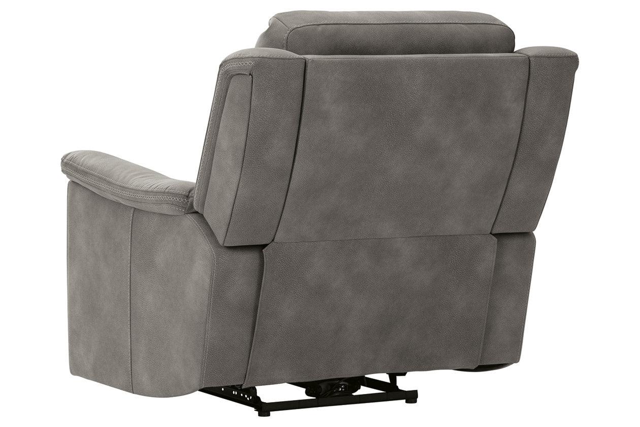 Next-Gen DuraPella Slate Dual Power Performance Fabric Recliner /ADJ Headrest - Image 5