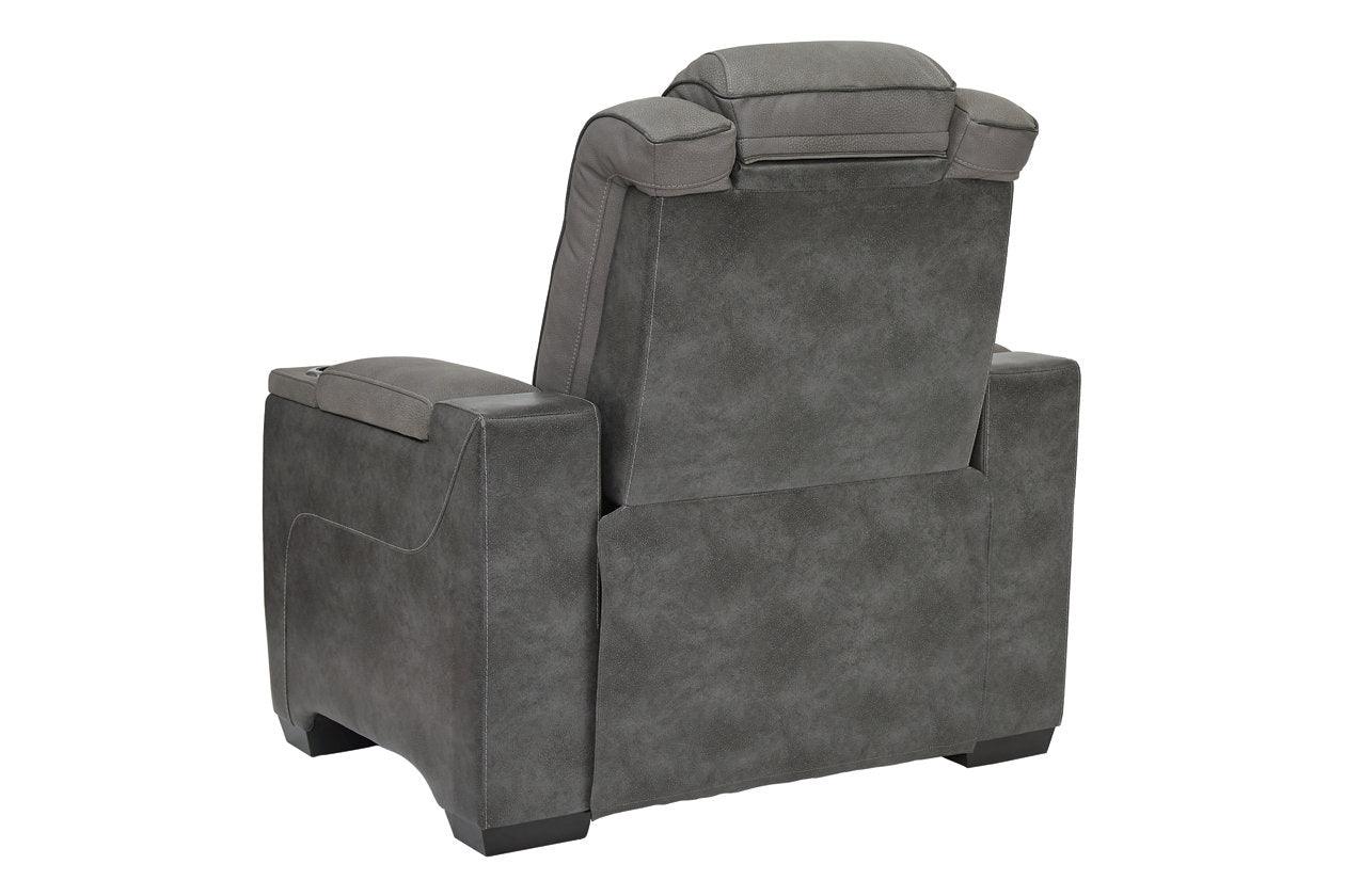 Next-Gen DuraPella Slate Performance Fabric Dual Power Recliner /ADJ Headrest - Image 6