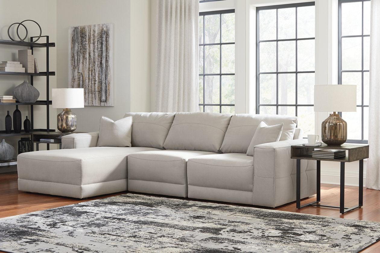 Next-Gen Gaucho Gray 3-Piece Left Arm Facing Chaise Sectional